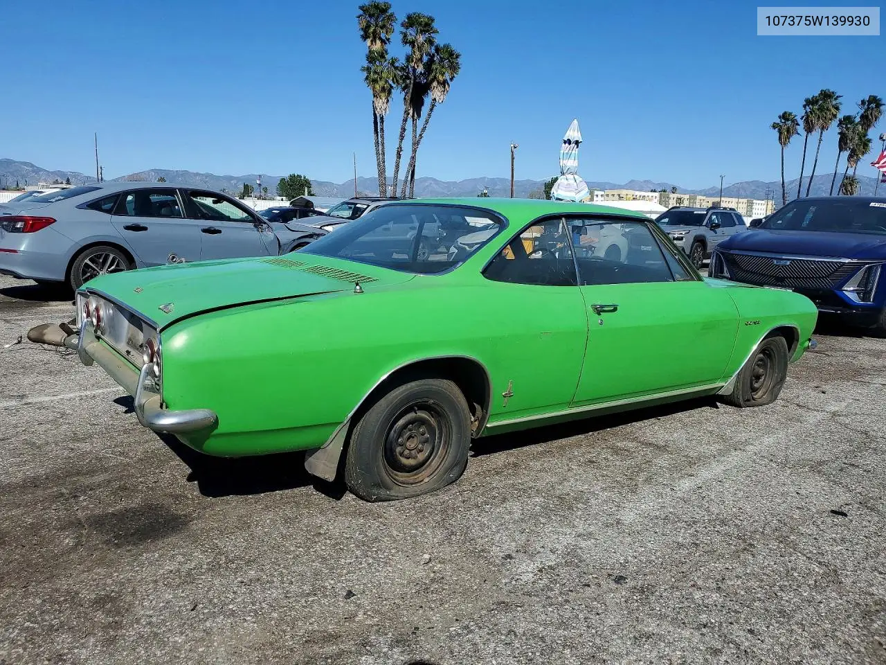 1965 Chevrolet Corvair Sport Coupe VIN: 107375W139930 Lot: 79106495