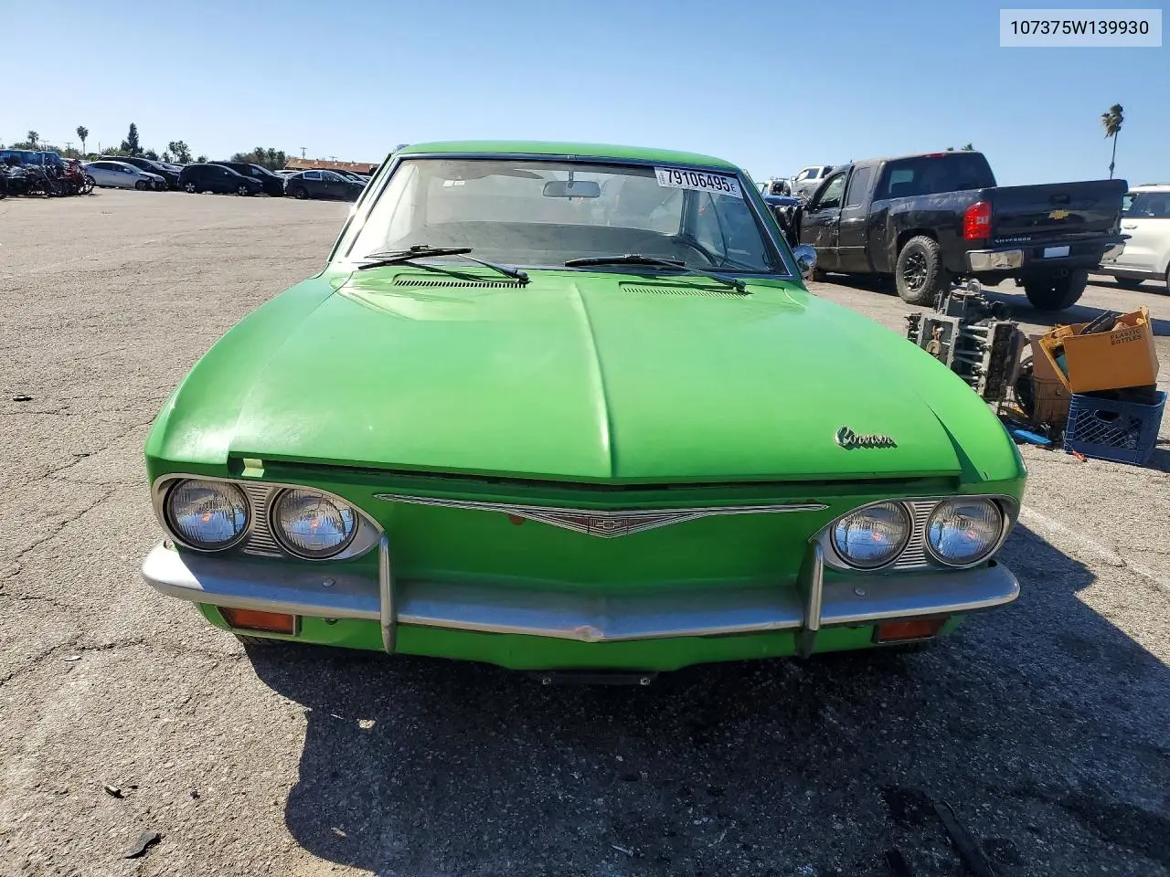 1965 Chevrolet Corvair Sport Coupe VIN: 107375W139930 Lot: 79106495