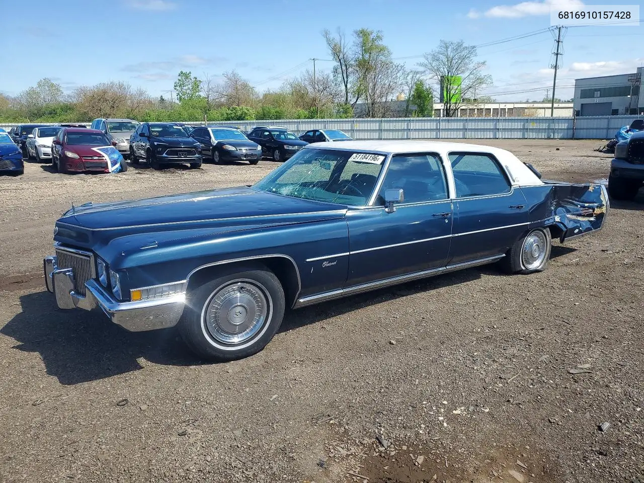 1971 Cadillac Fleetwood VIN: 6816910157428 Lot: 51184196