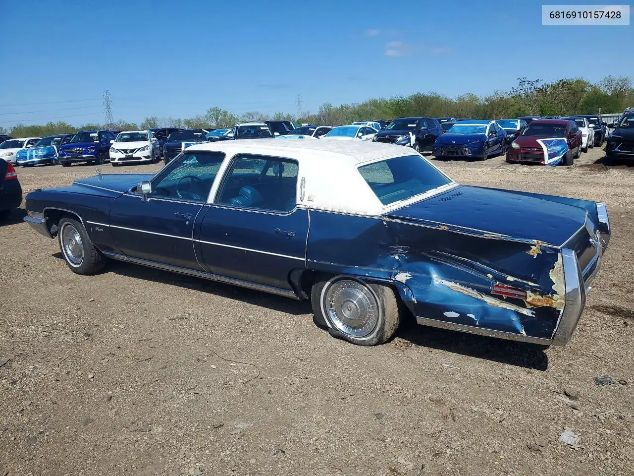 1971 Cadillac Fleetwood VIN: 6816910157428 Lot: 51184196