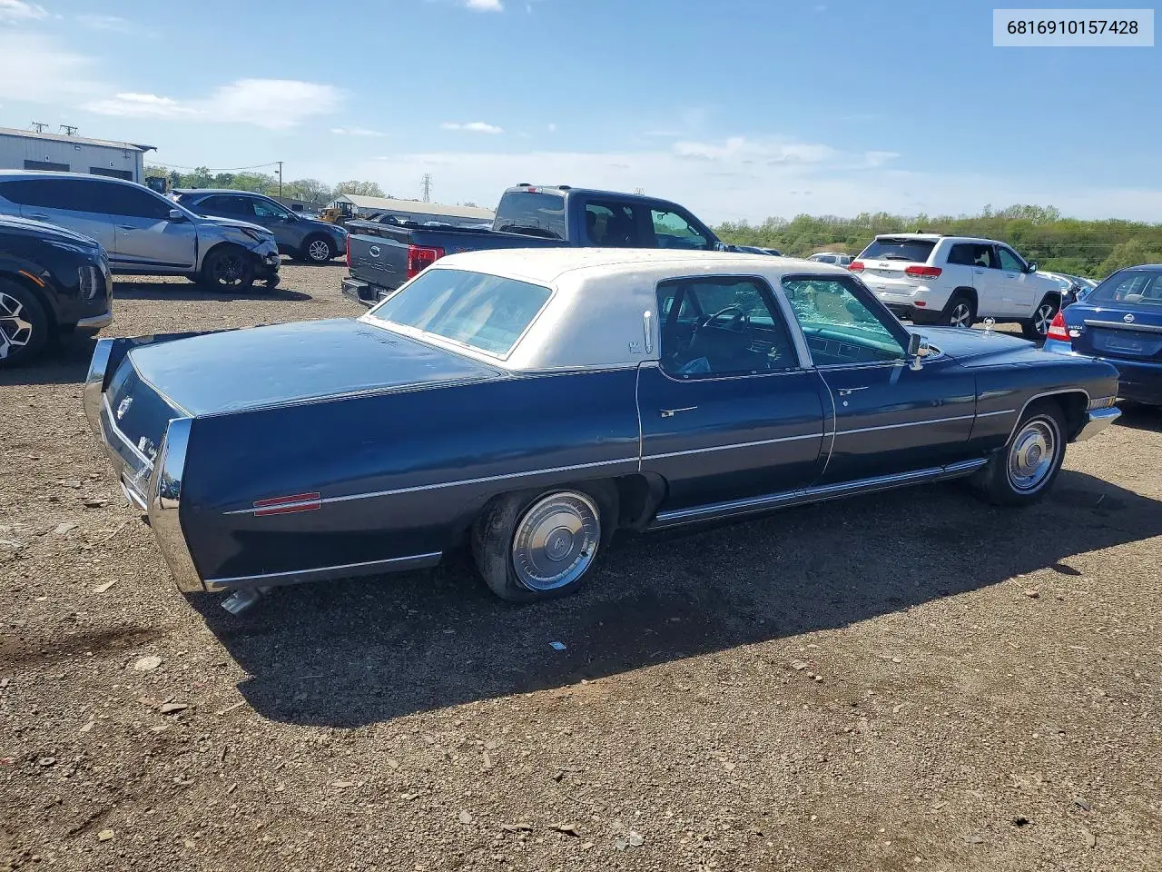 1971 Cadillac Fleetwood VIN: 6816910157428 Lot: 51184196