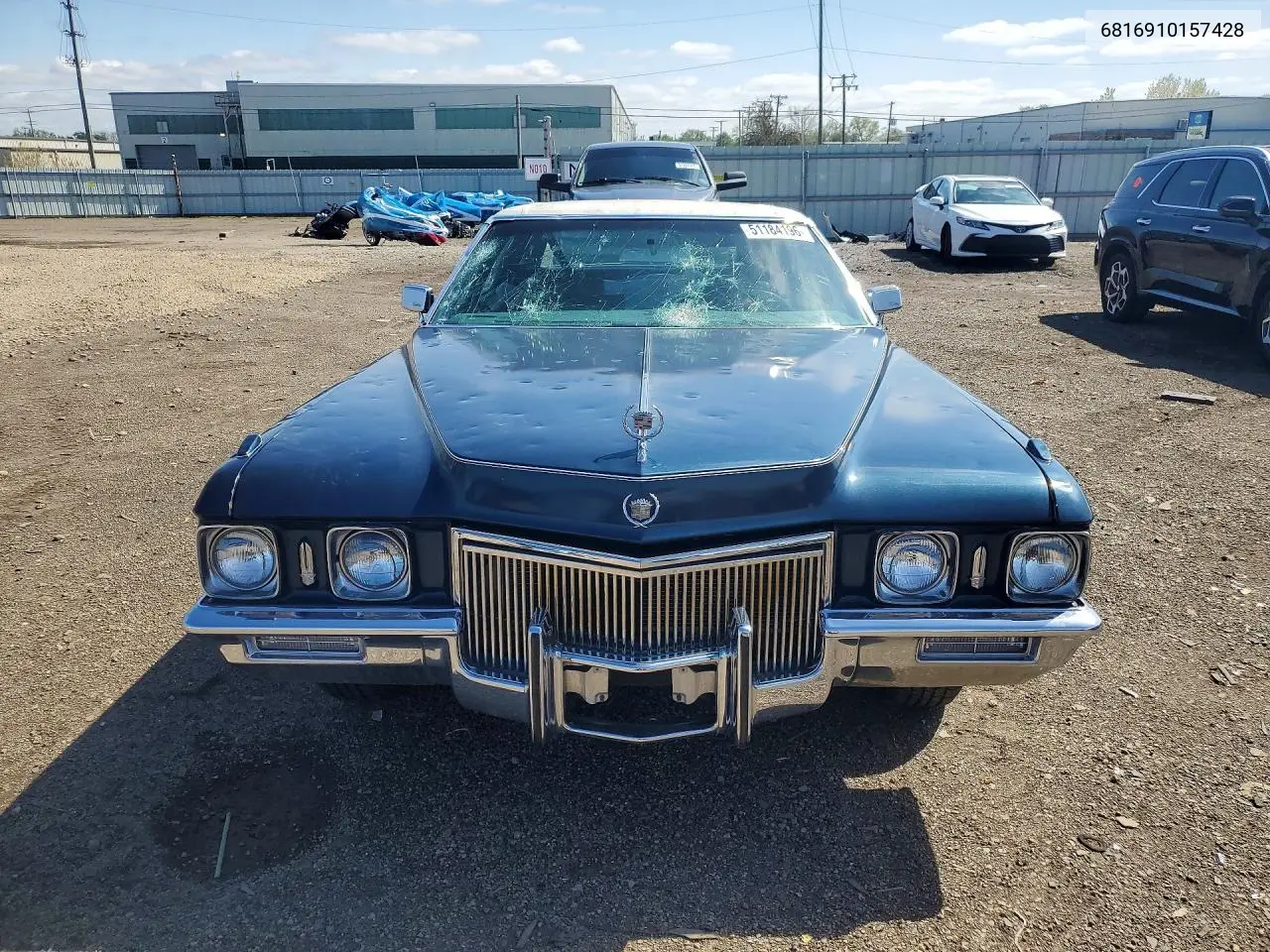 1971 Cadillac Fleetwood VIN: 6816910157428 Lot: 51184196