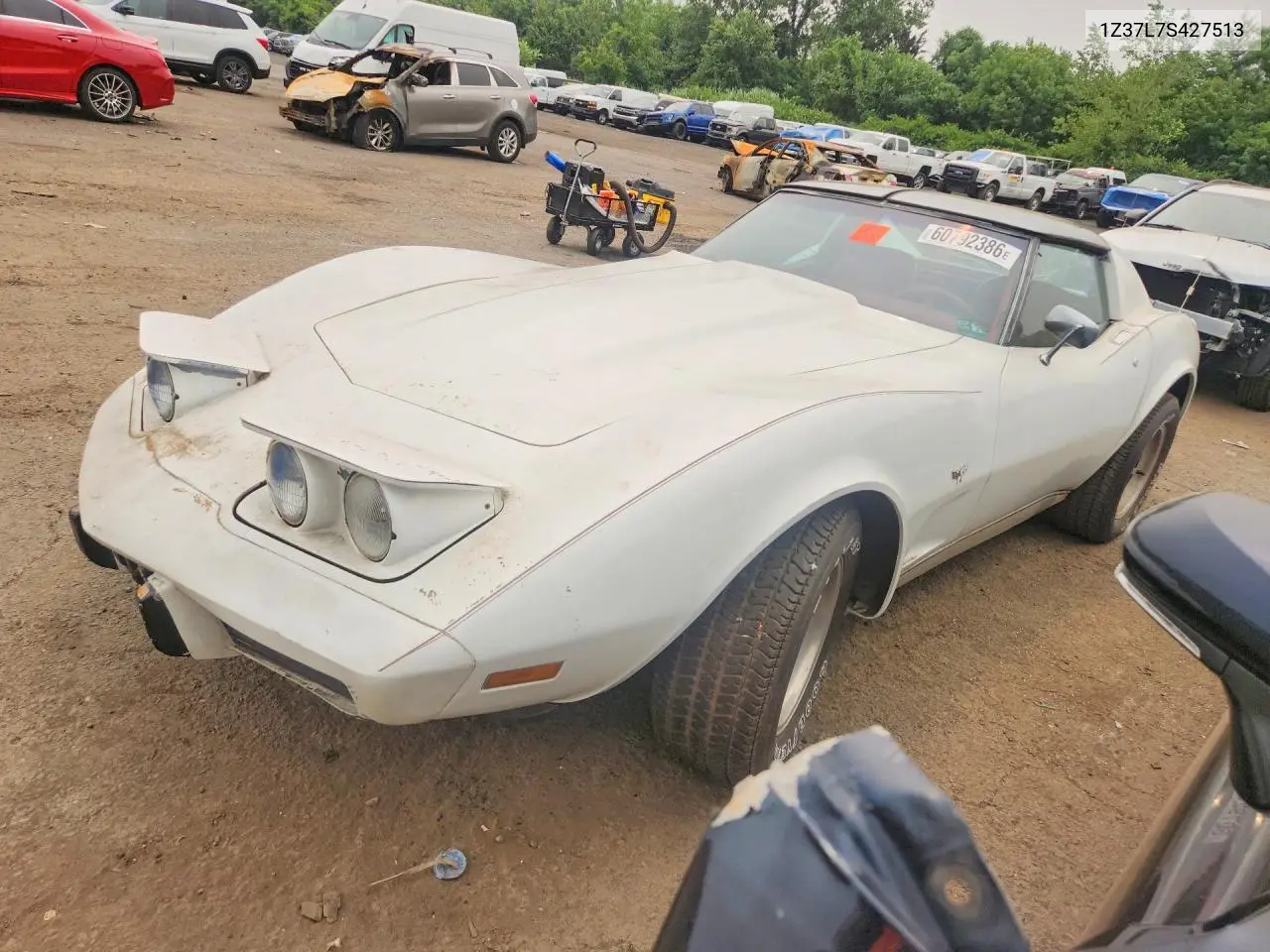1977 Chev Corvette VIN: 1Z37L7S427513 Lot: 60792386