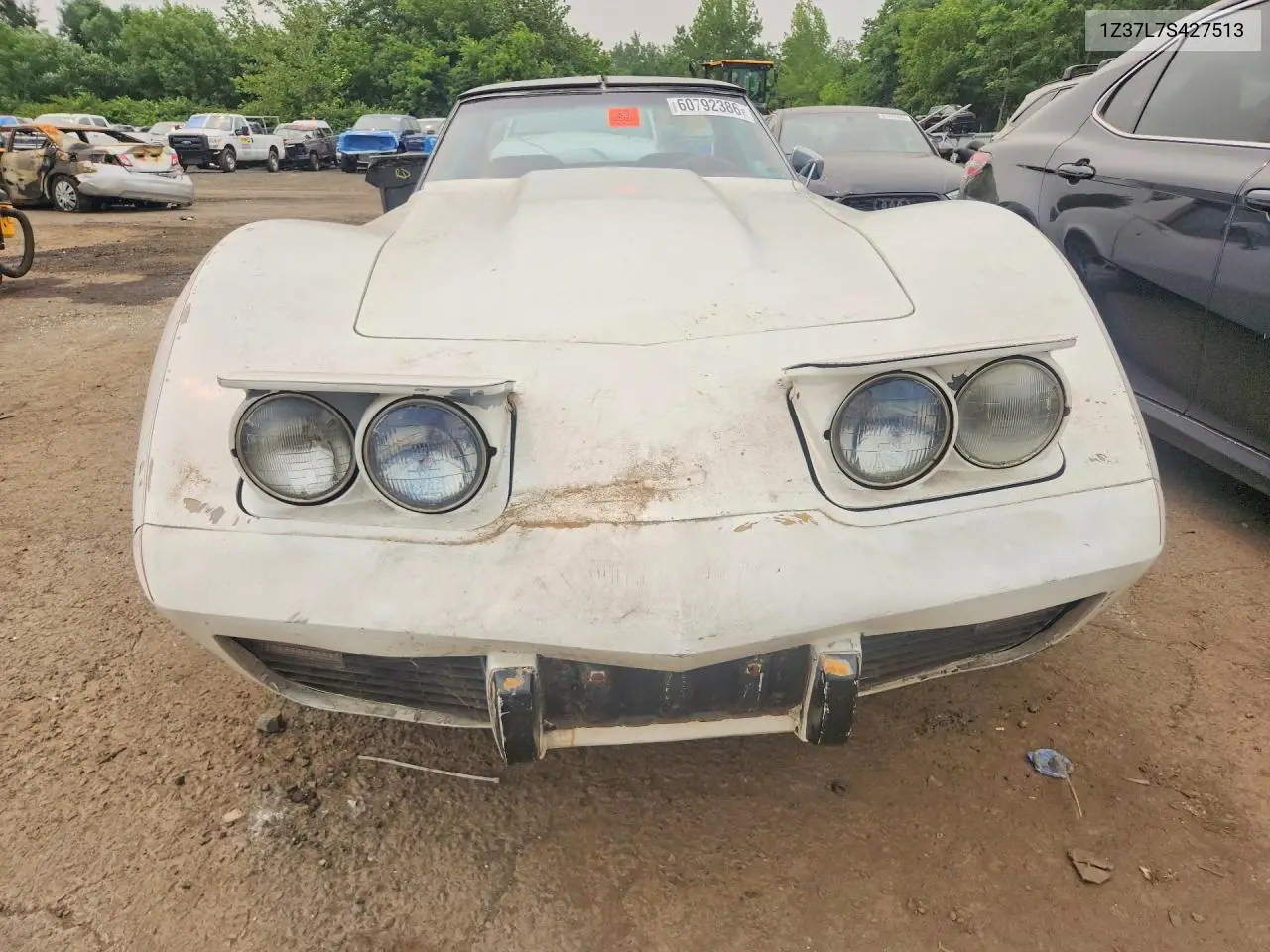 1977 Chev Corvette VIN: 1Z37L7S427513 Lot: 60792386