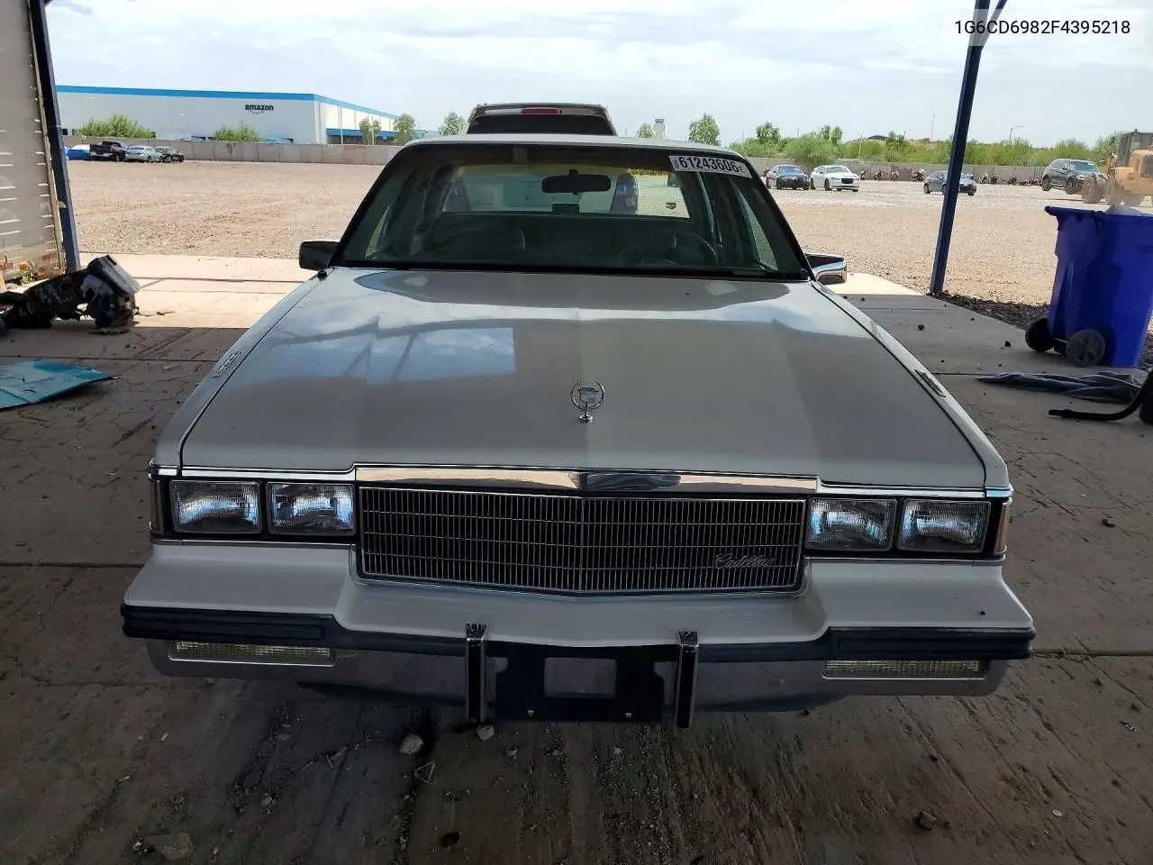 1985 Cadi Deville VIN: 1G6CD6982F4395218 Lot: 61243606