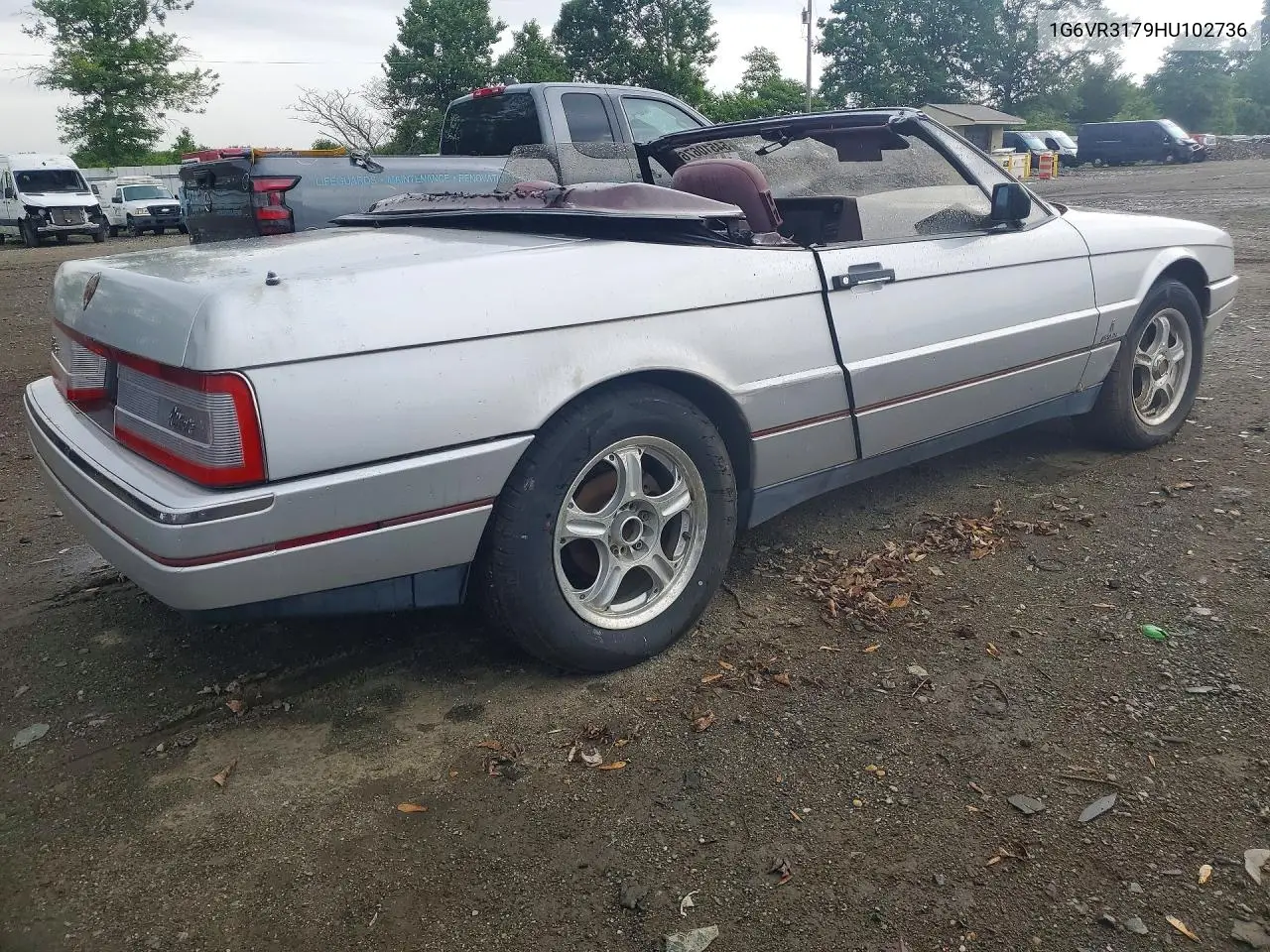 1987 Cadi Allante VIN: 1G6VR3179HU102736 Lot: 54510676