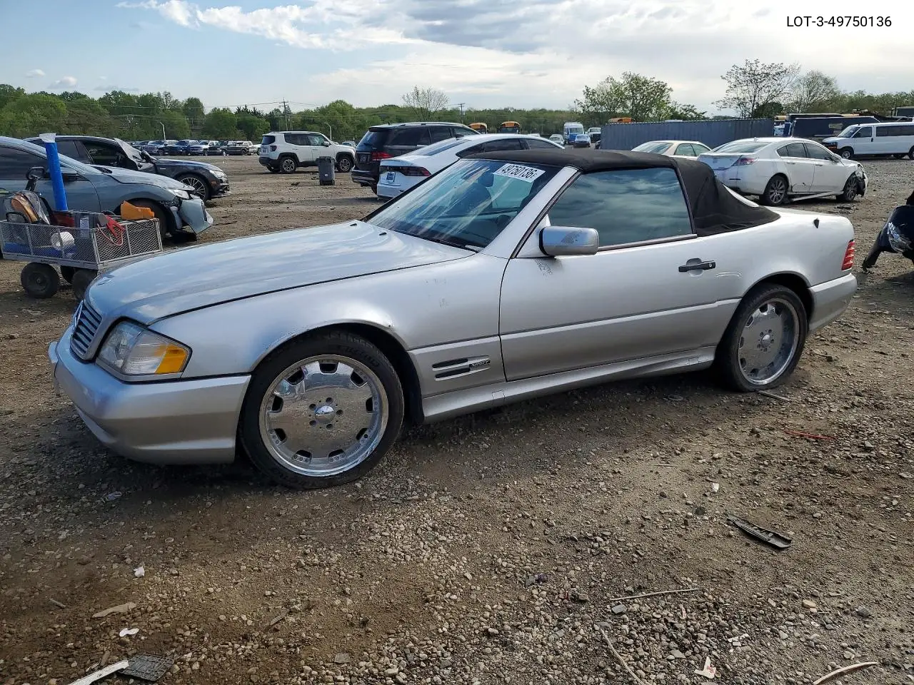 1988 Merz 560-Class VIN: WDBFA67F9WF169460 Lot: 49750136