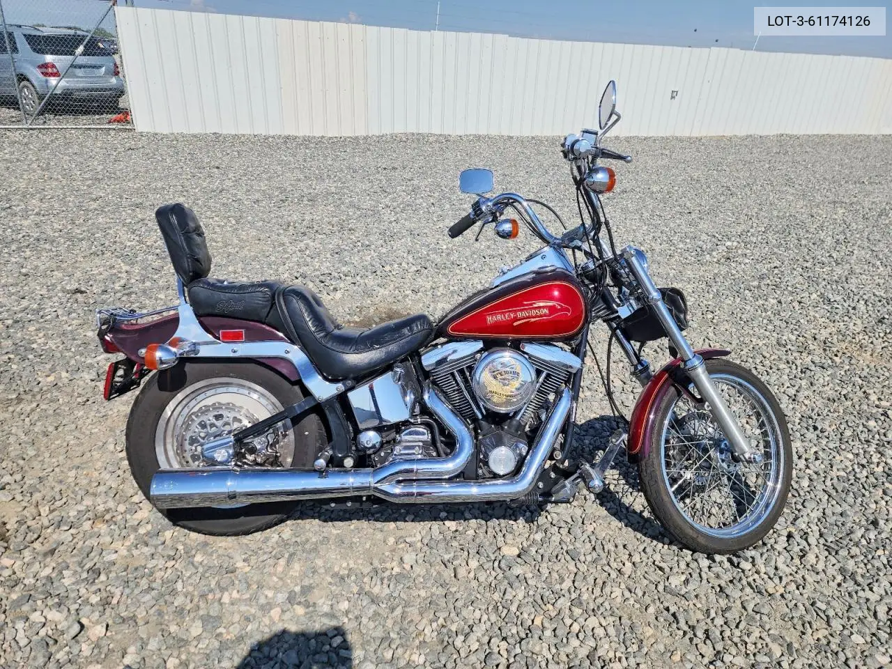 1991 Harley Davidson Fxst Custo VIN: LOT-3-61174126 Lot: 61174126