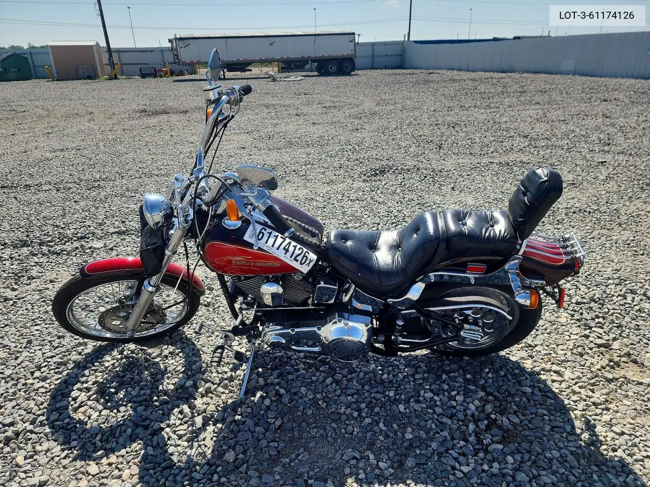 1991 Harley Davidson Fxst Custo VIN: LOT-3-61174126 Lot: 61174126