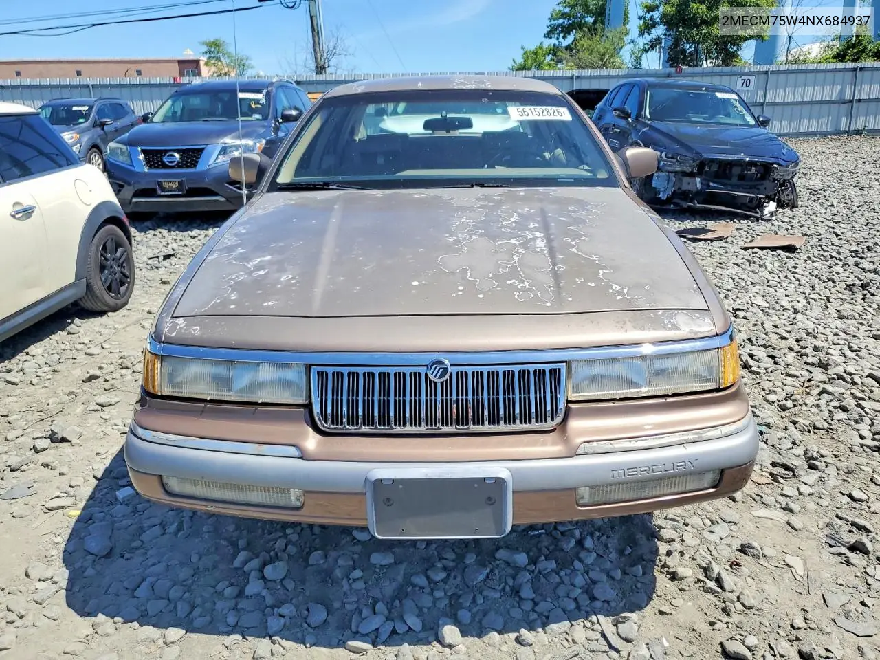 1992 Mercury Grand Marquis VIN: 2MECM75W4NX684937 Lot: 56152826