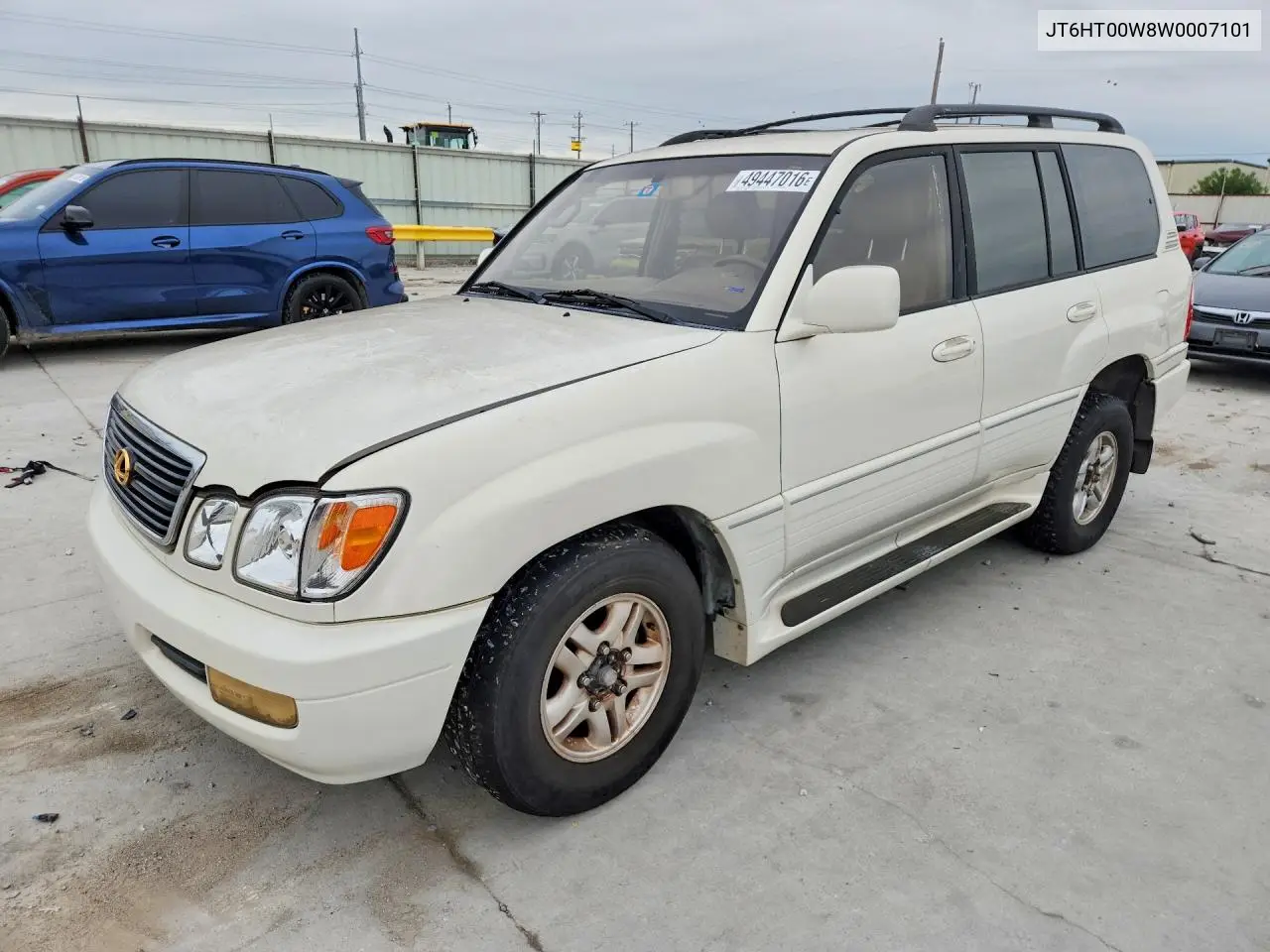1998 Lexs Lx 470 VIN: JT6HT00W8W0007101 Lot: 49447016