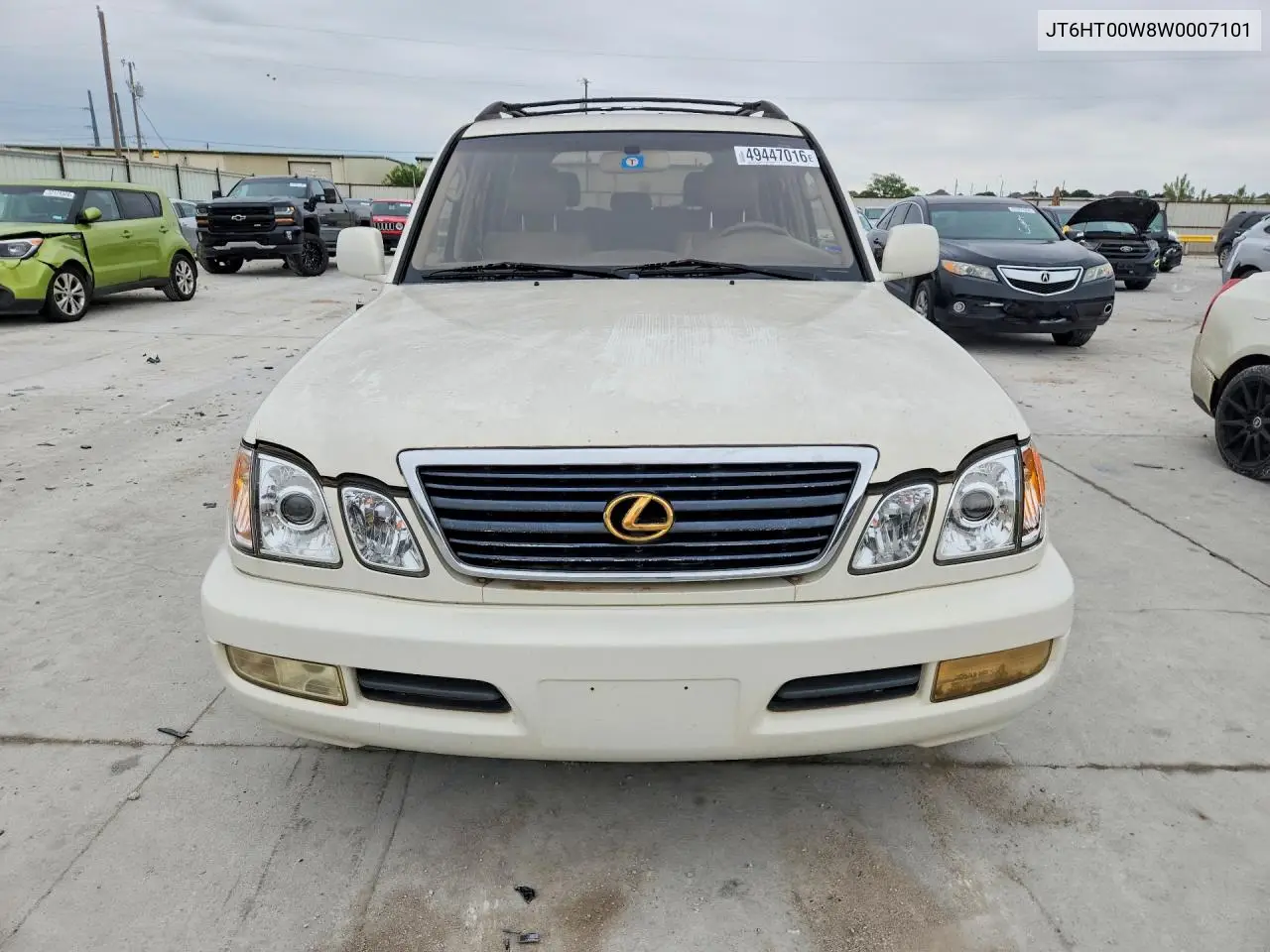 1998 Lexs Lx 470 VIN: JT6HT00W8W0007101 Lot: 49447016