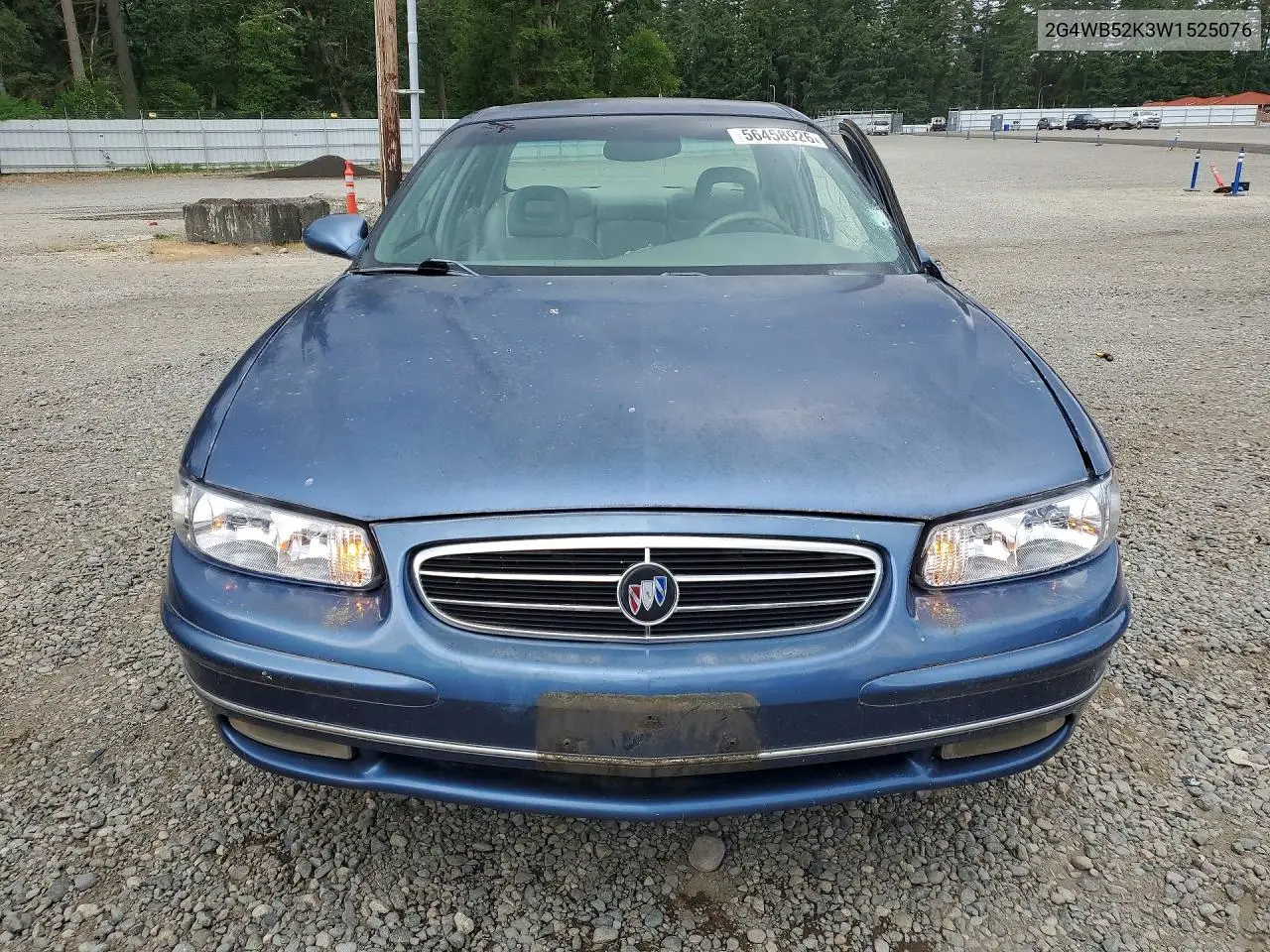 1998 Buick Regal Ls VIN: 2G4WB52K3W1525076 Lot: 56458926