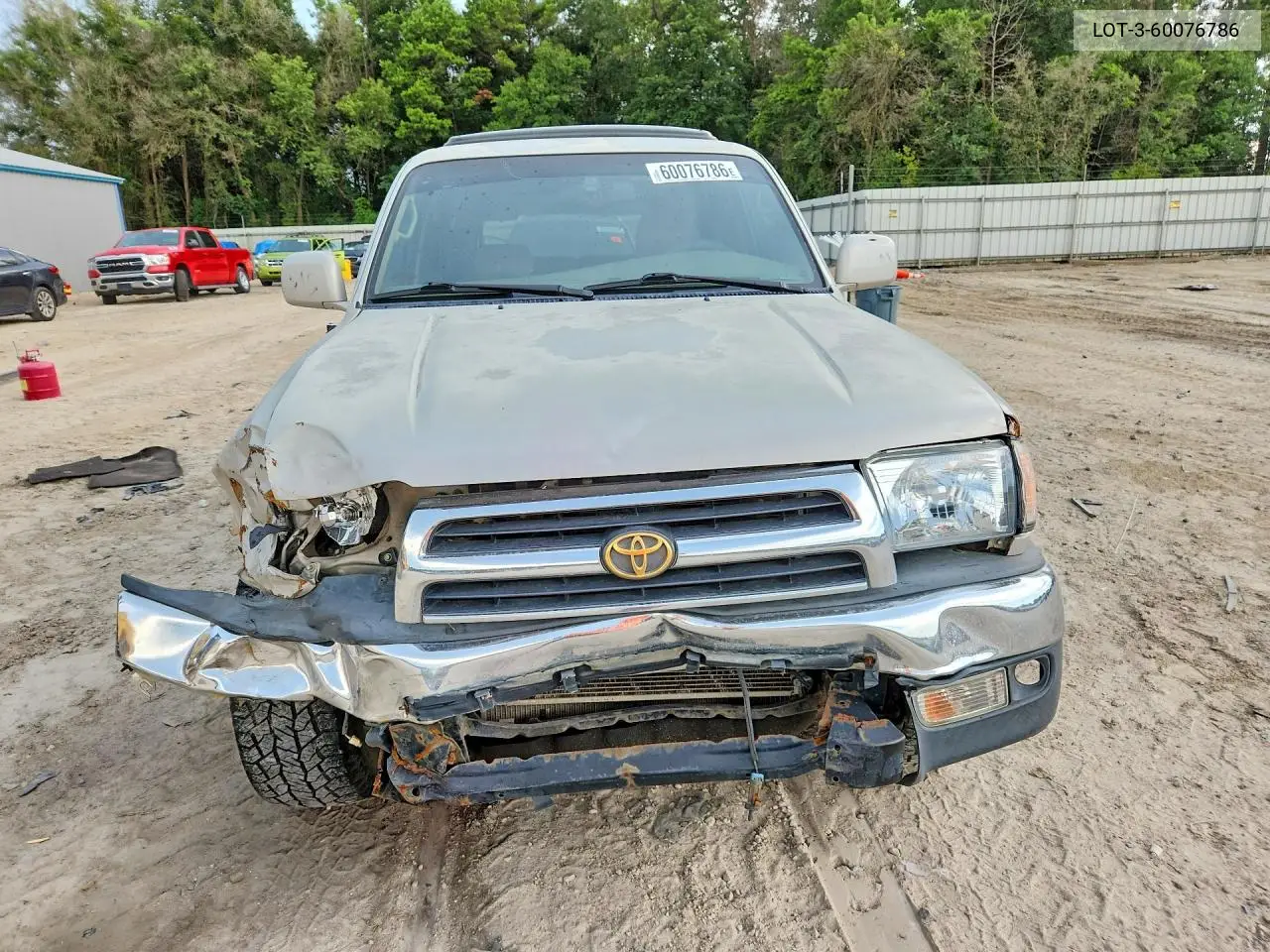 1999 Toyota 4 Runner VIN: JT3GN86RXX0124473 Lot: 60076786