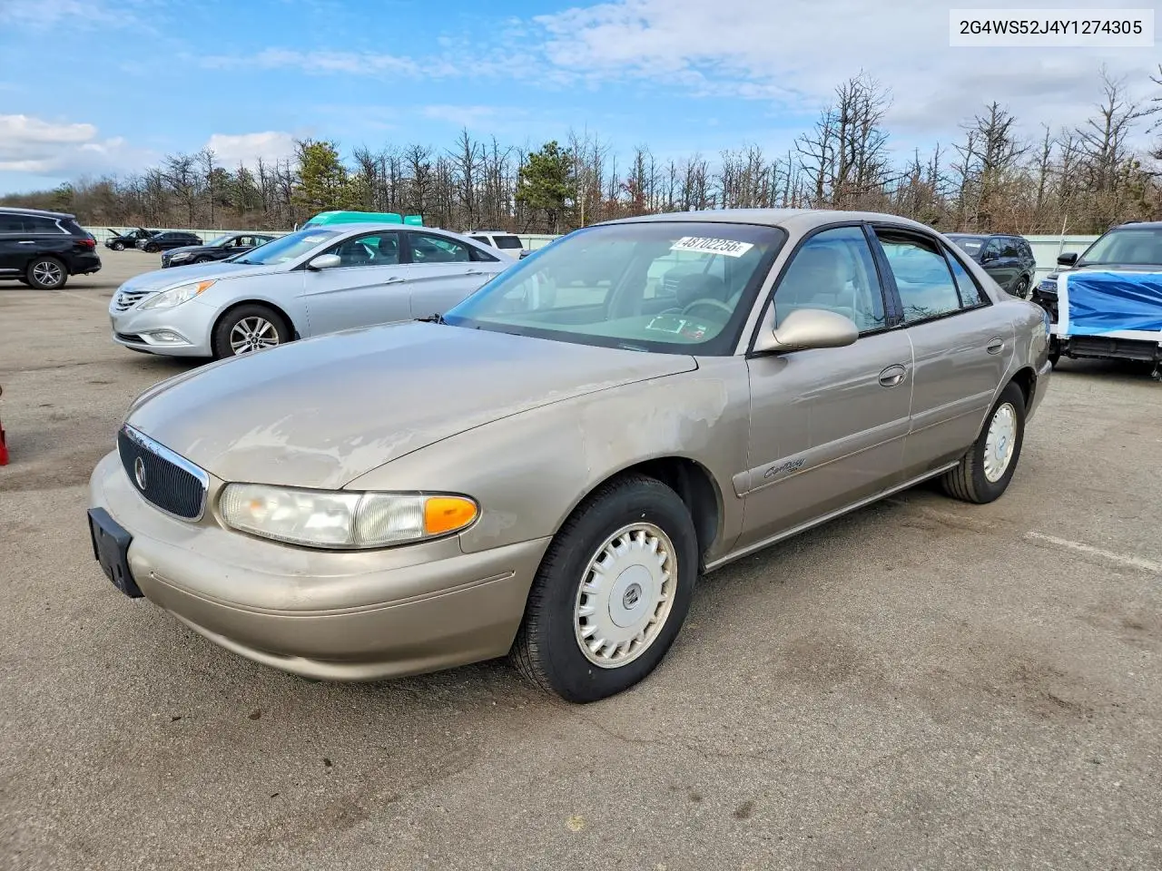 2000 Buick Century VIN: 2G4WS52J4Y1274305 Lot: 48702256