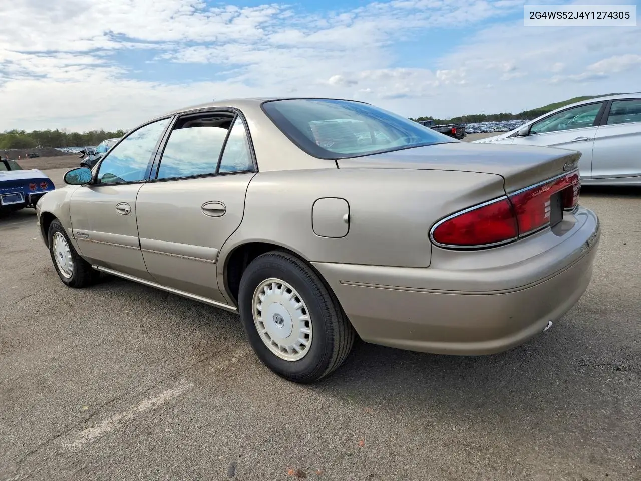 2000 Buick Century VIN: 2G4WS52J4Y1274305 Lot: 48702256