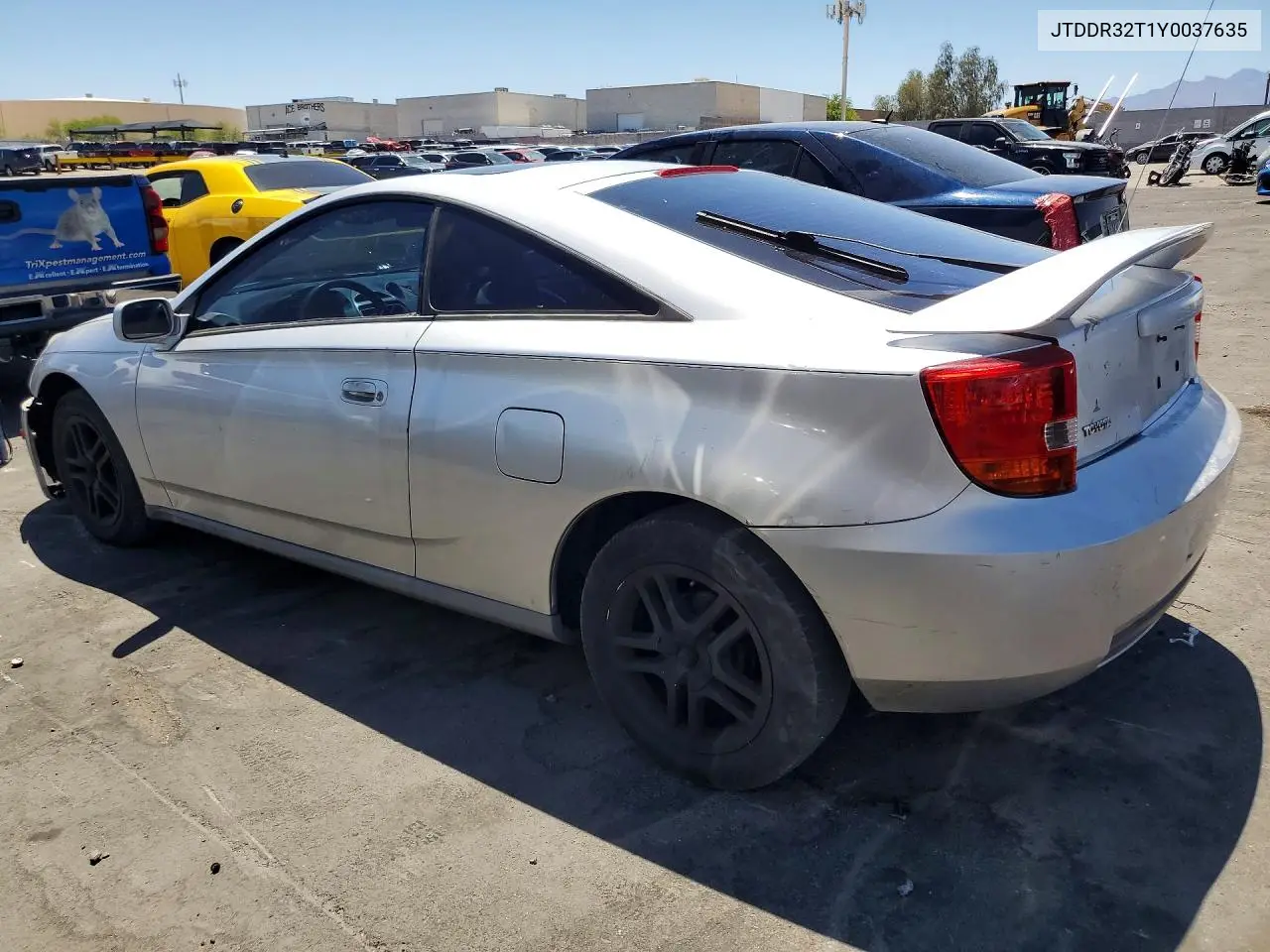 2000 Toyota Celica VIN: JTDDR32T1Y0037635 Lot: 56184746