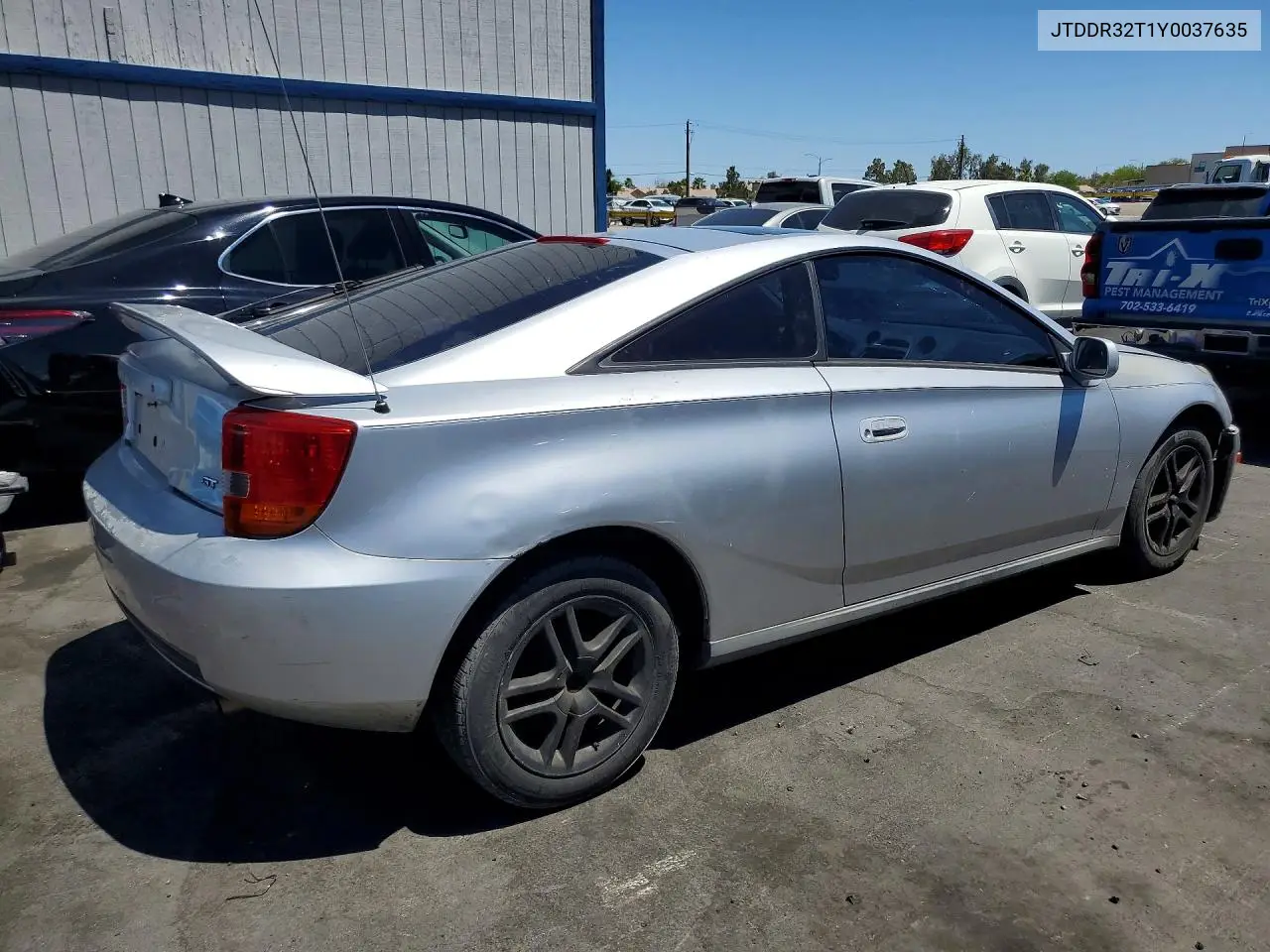 2000 Toyota Celica VIN: JTDDR32T1Y0037635 Lot: 56184746