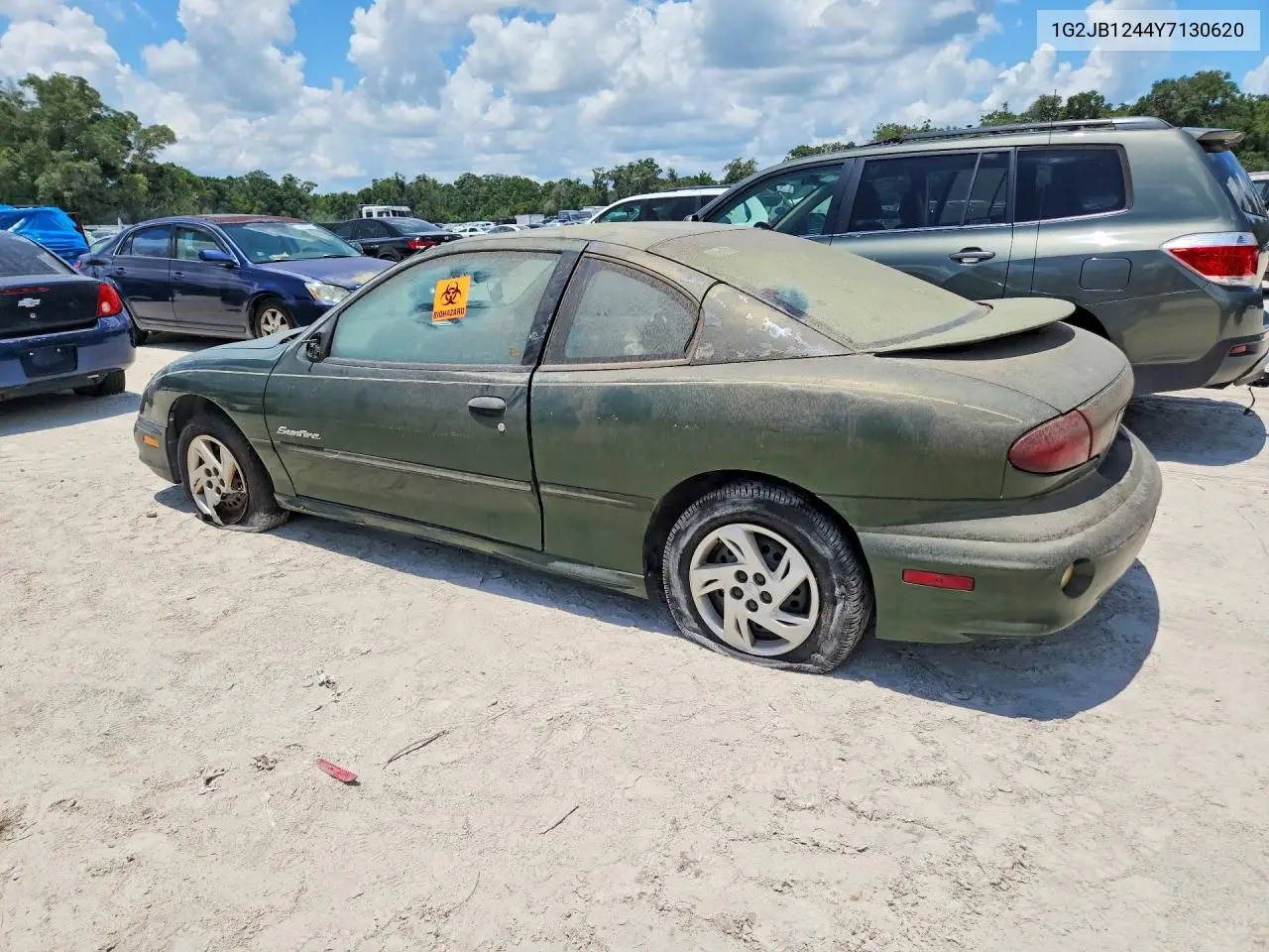 2000 Pont Sunfire VIN: 1G2JB1244Y7130620 Lot: 59155336