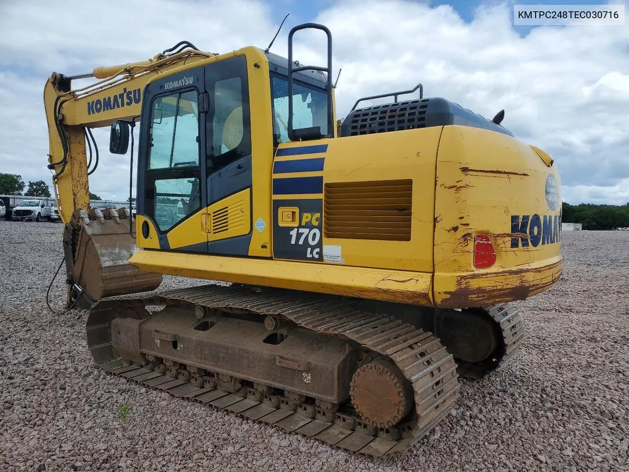2000 Komatsu Pc170 VIN: KMTPC248TEC030716 Lot: 62332926