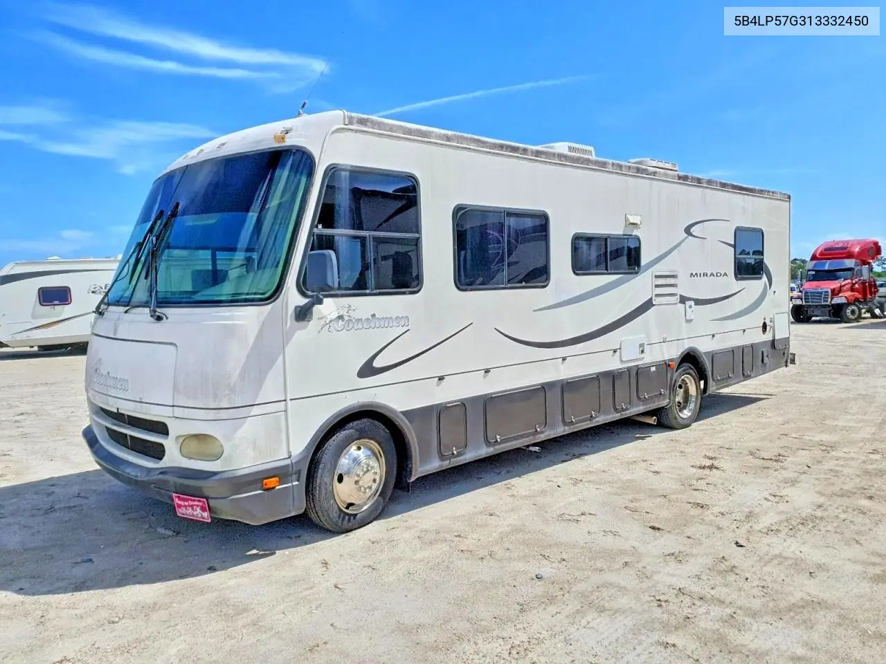 2001 Wrkh Motorhome - Rv VIN: 5B4LP57G313332450 Lot: 57278486