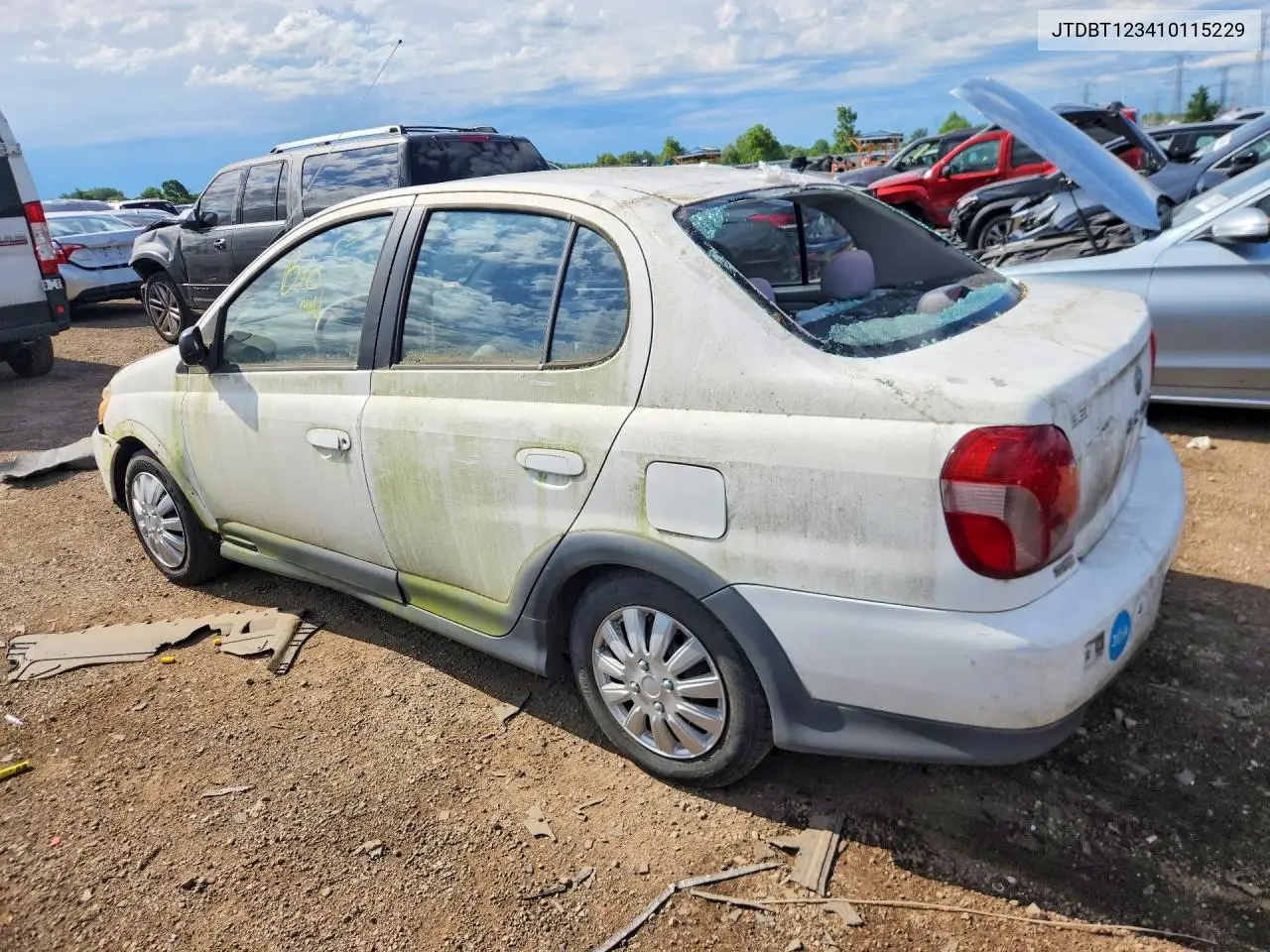 2001 Toyota Echo VIN: JTDBT123410115229 Lot: 57428036