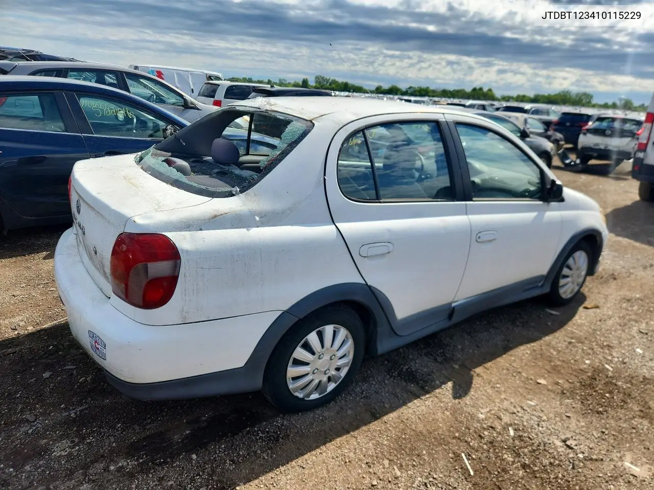 2001 Toyota Echo VIN: JTDBT123410115229 Lot: 57428036