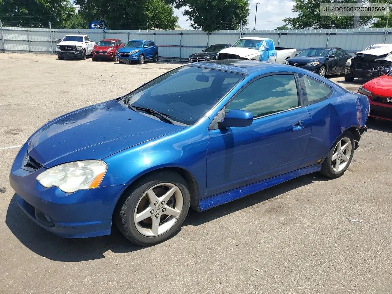 2002 Acur Rsx VIN: JH4DC53072C002569 Lot: 59777396