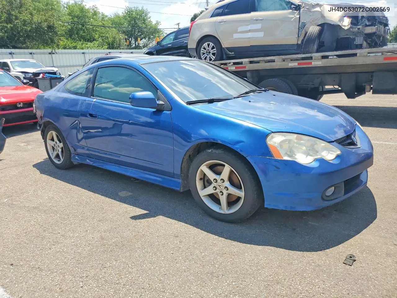 2002 Acur Rsx VIN: JH4DC53072C002569 Lot: 59777396