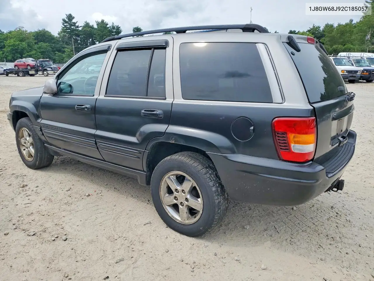 2002 Jeep Grand Cherokee VIN: 1J8GW68J92C185057 Lot: 62013186