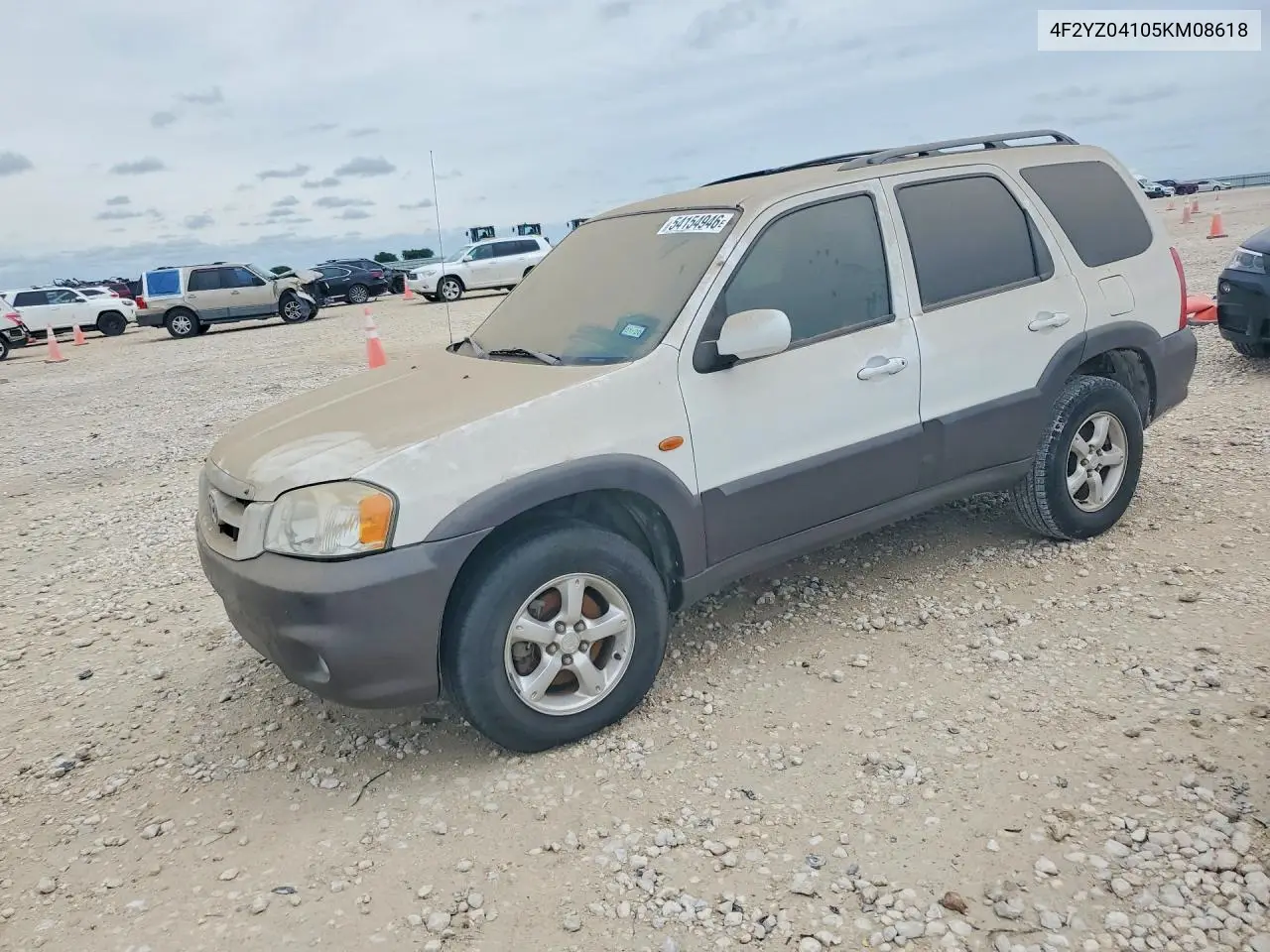 2003 Mazd Tribute VIN: 4F2YZ04105KM08618 Lot: 54154946
