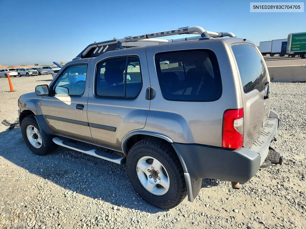 2003 Niss Xterra VIN: 5N1ED28Y83C704705 Lot: 60144016
