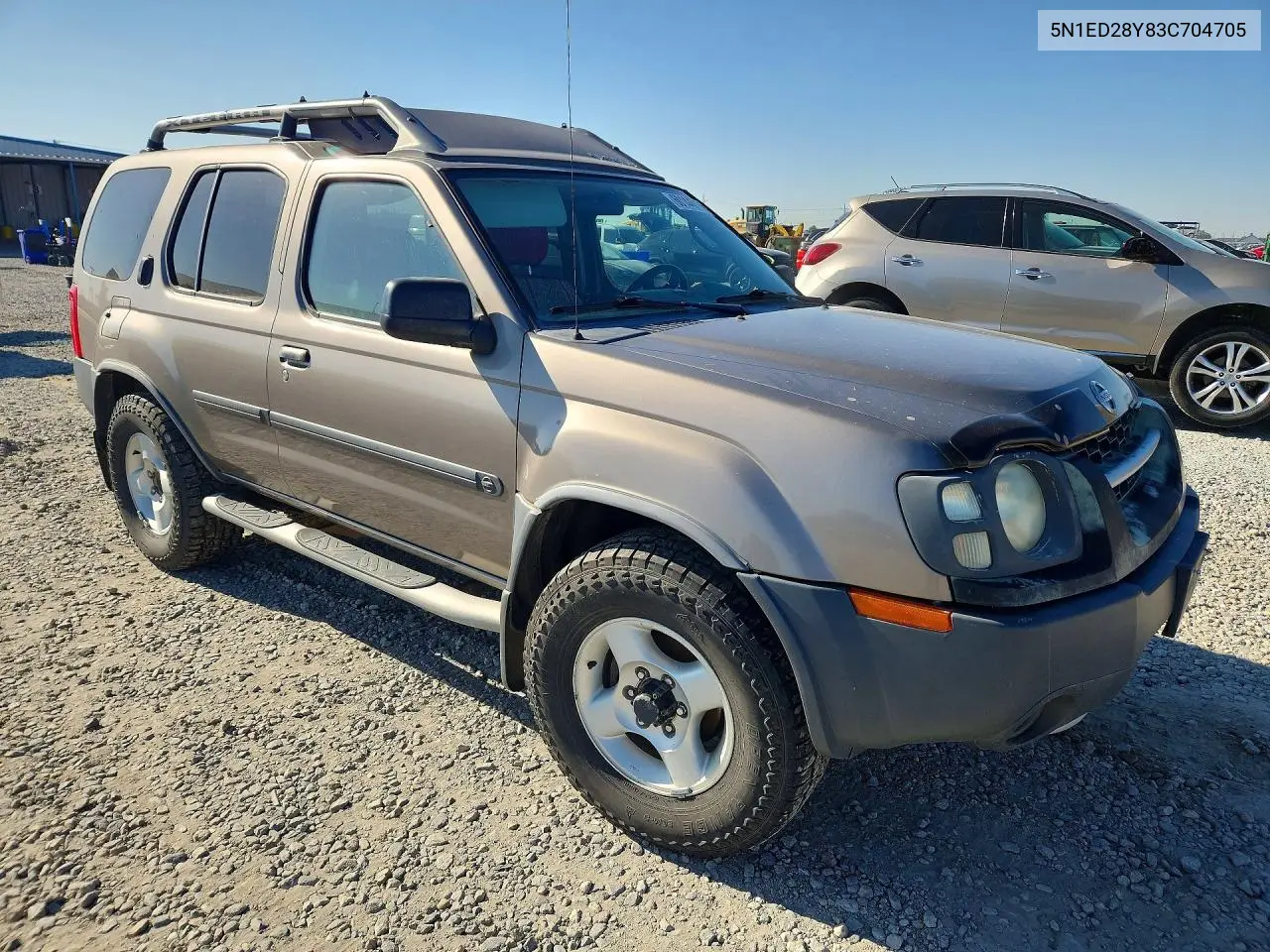 2003 Niss Xterra VIN: 5N1ED28Y83C704705 Lot: 60144016