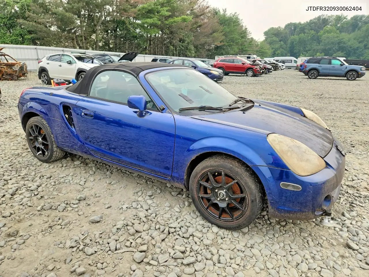 2003 Toyt Mr2 Spyder VIN: JTDFR320930062404 Lot: 61311526