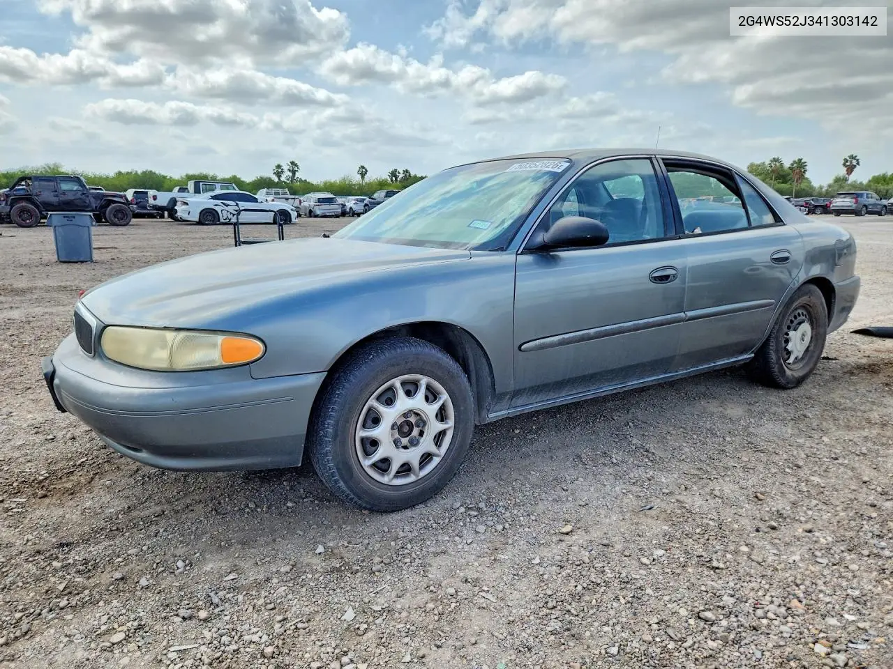 2004 Buick Century VIN: 2G4WS52J341303142 Lot: 50352826