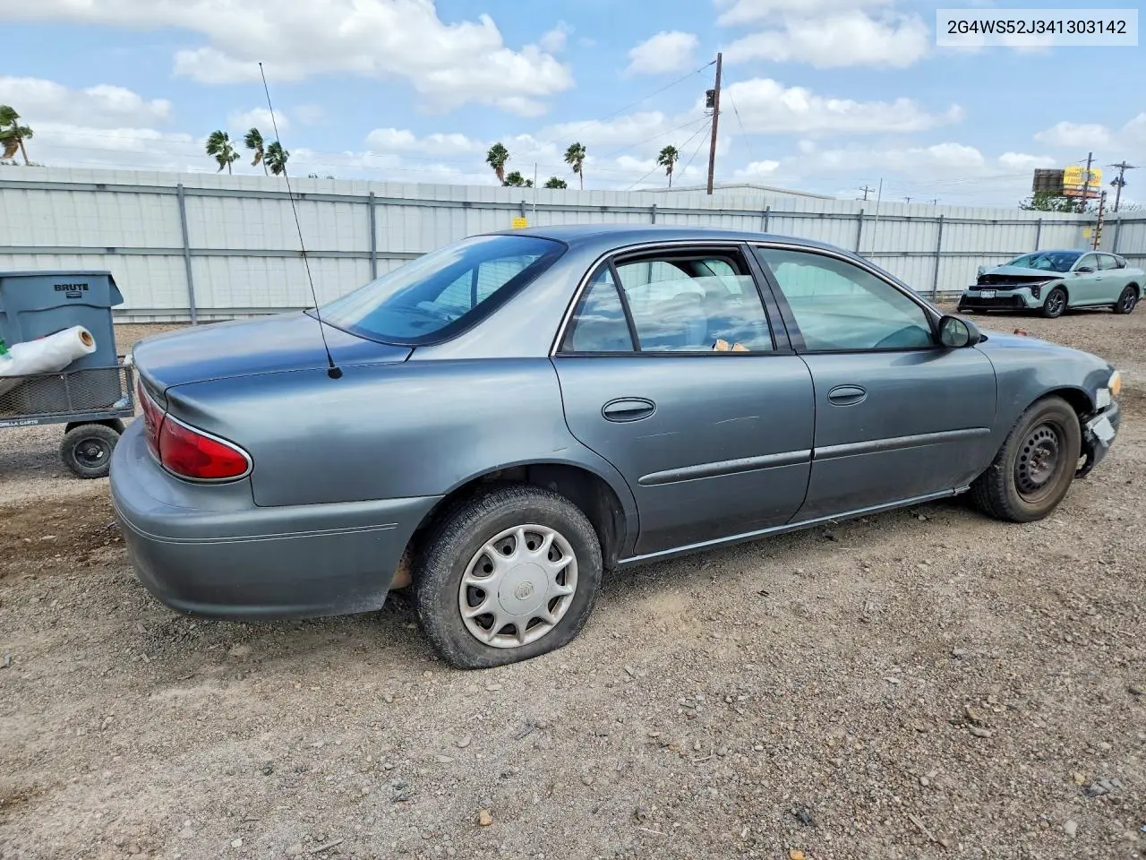 2004 Buick Century VIN: 2G4WS52J341303142 Lot: 50352826