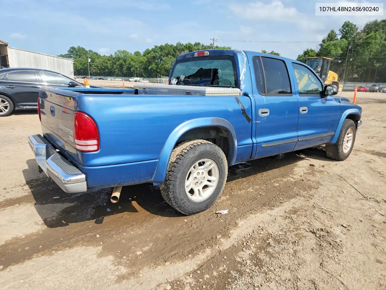 2004 Dodg Dakota VIN: 1D7HL48N24S690240 Lot: 61442856