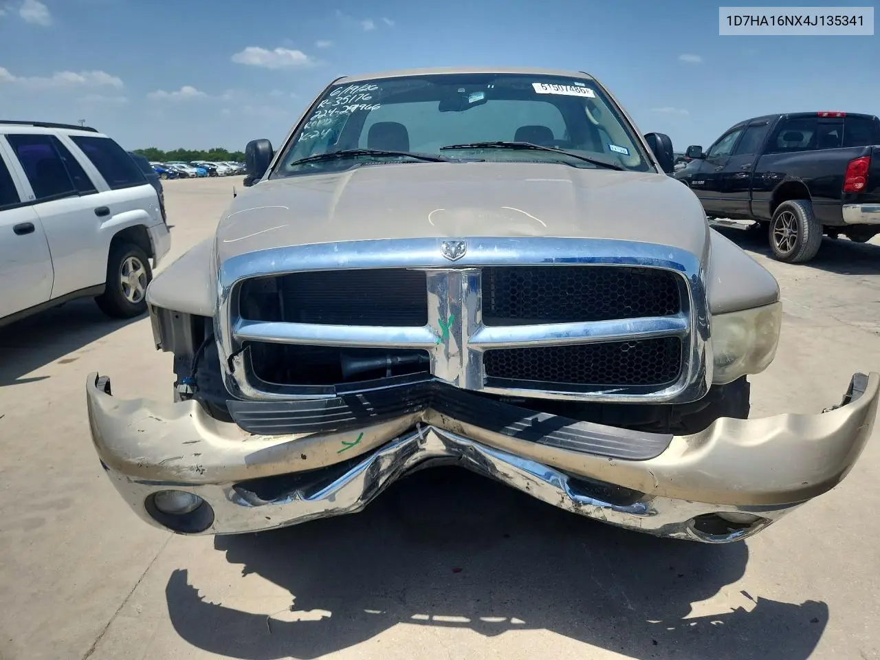 2004 Dodg Dr1500 VIN: 1D7HA16NX4J135341 Lot: 61507486