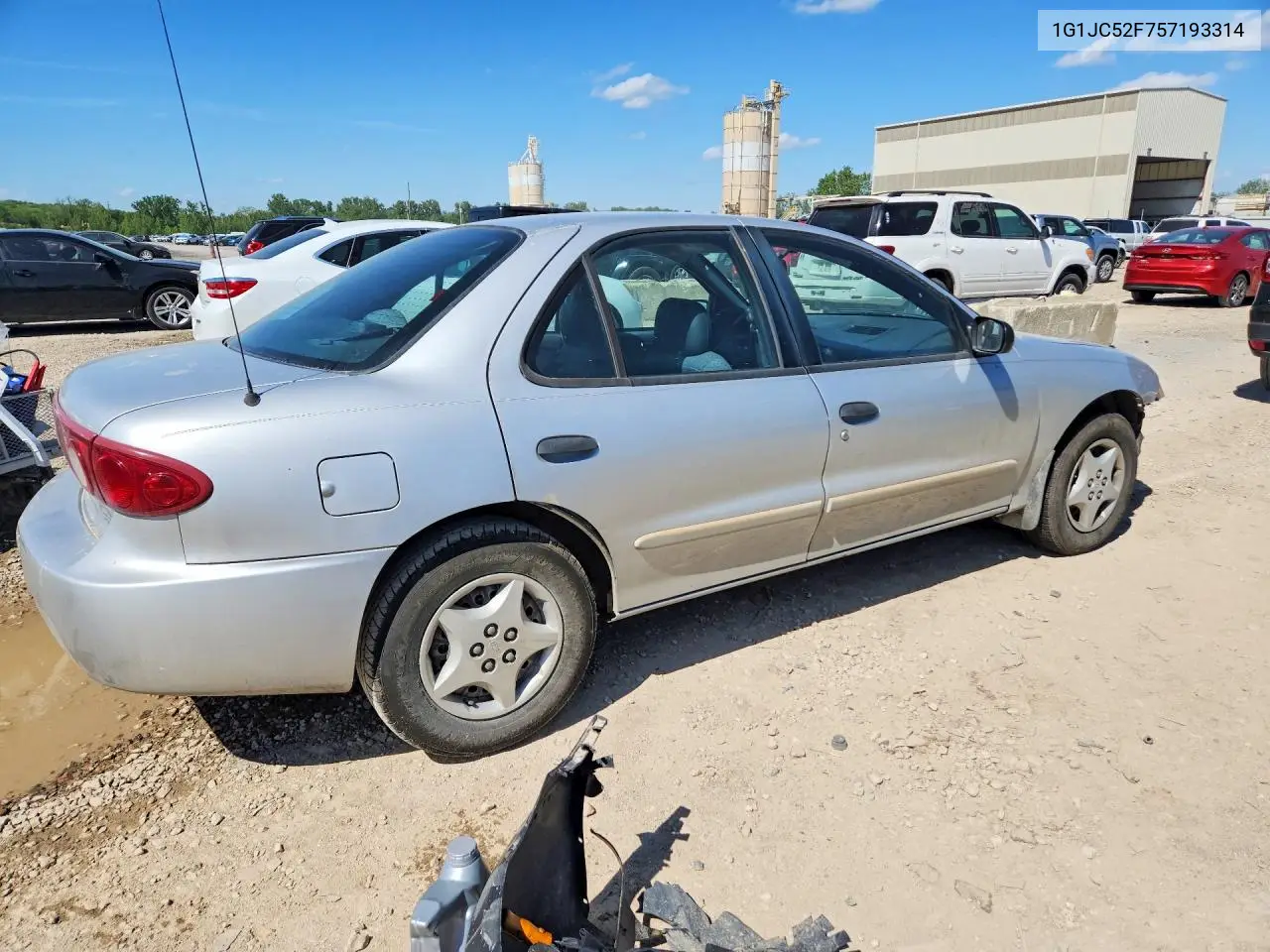 2005 Chevrolet Cavalier VIN: 1G1JC52F757193314 Lot: 52715846