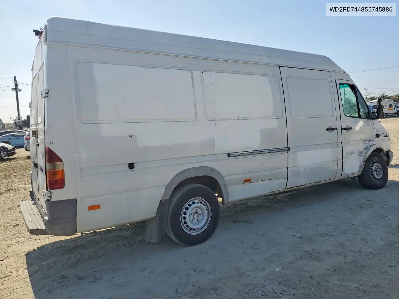 2005 Dodge Sprinter 2500 Delivery Van VIN: WD2PD744855745886 Lot: 55422946