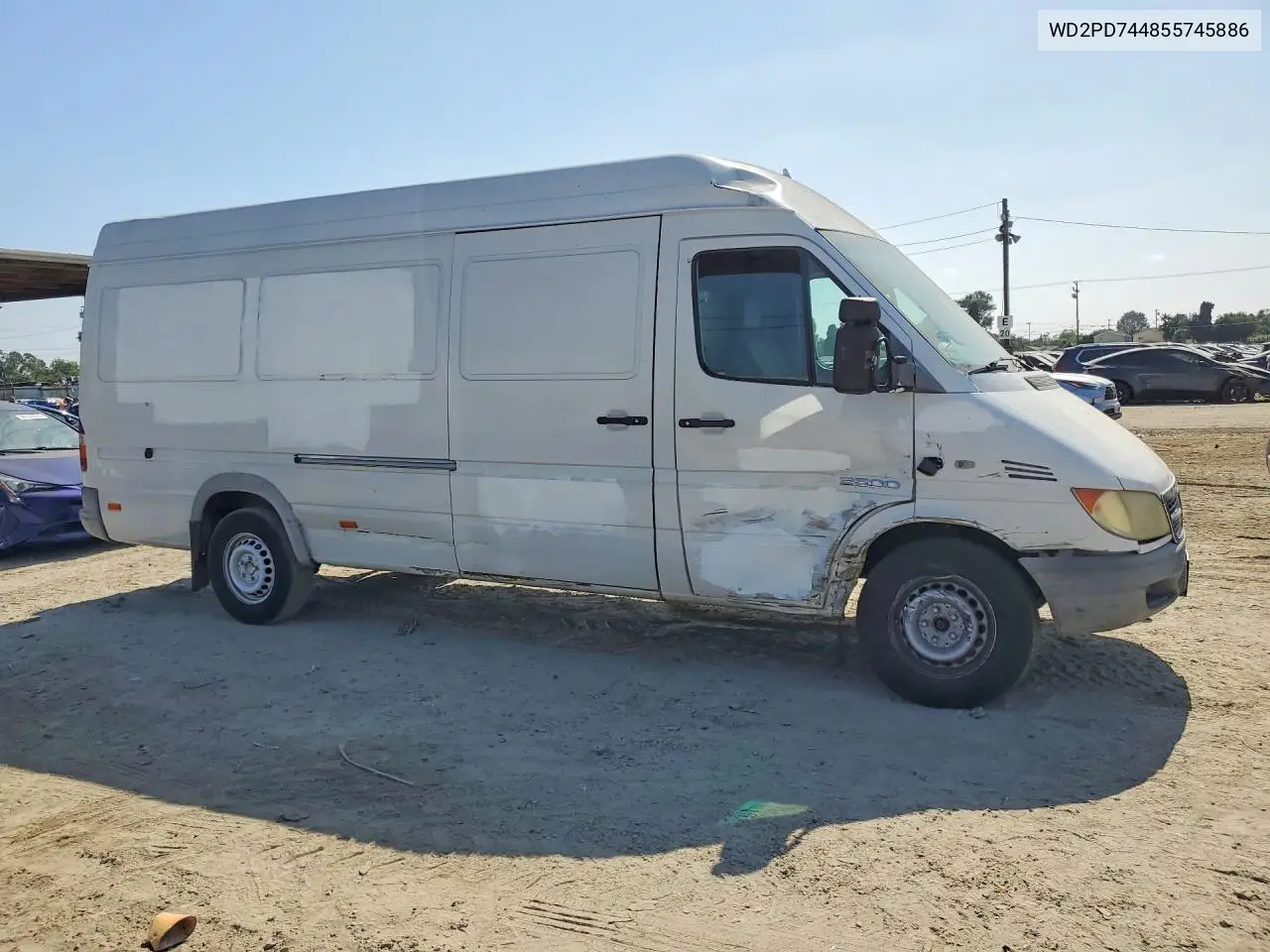 2005 Dodge Sprinter 2500 Delivery Van VIN: WD2PD744855745886 Lot: 55422946