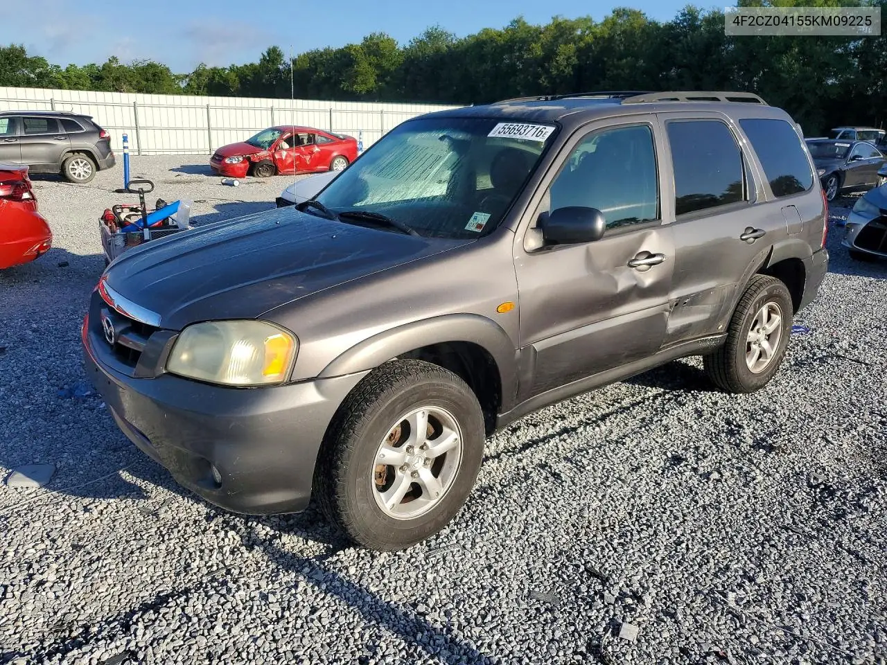2005 Mazda Tribute VIN: 4F2CZ04155KM09225 Lot: 55693716