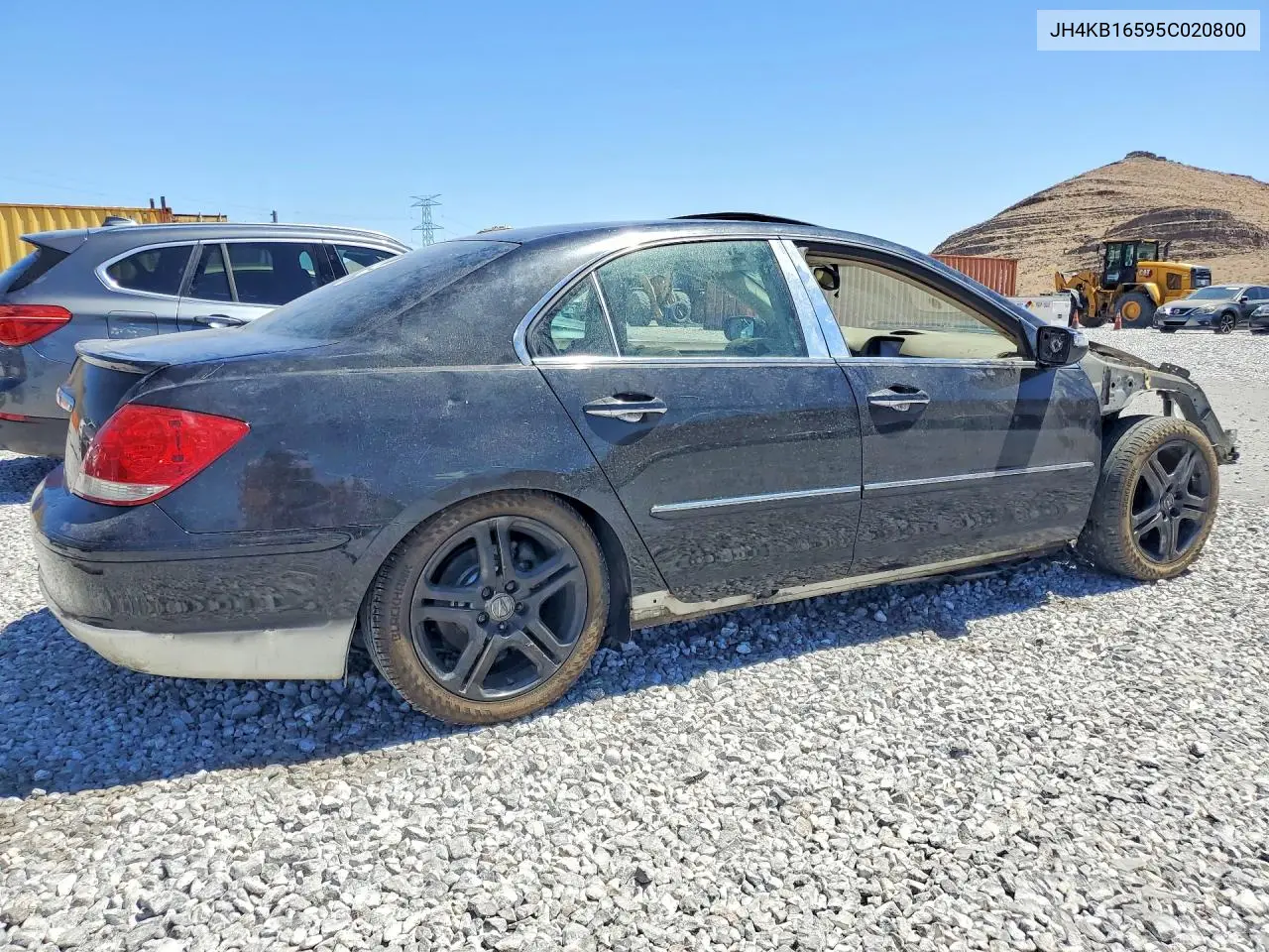 2005 Acur Rl VIN: JH4KB16595C020800 Lot: 60384136