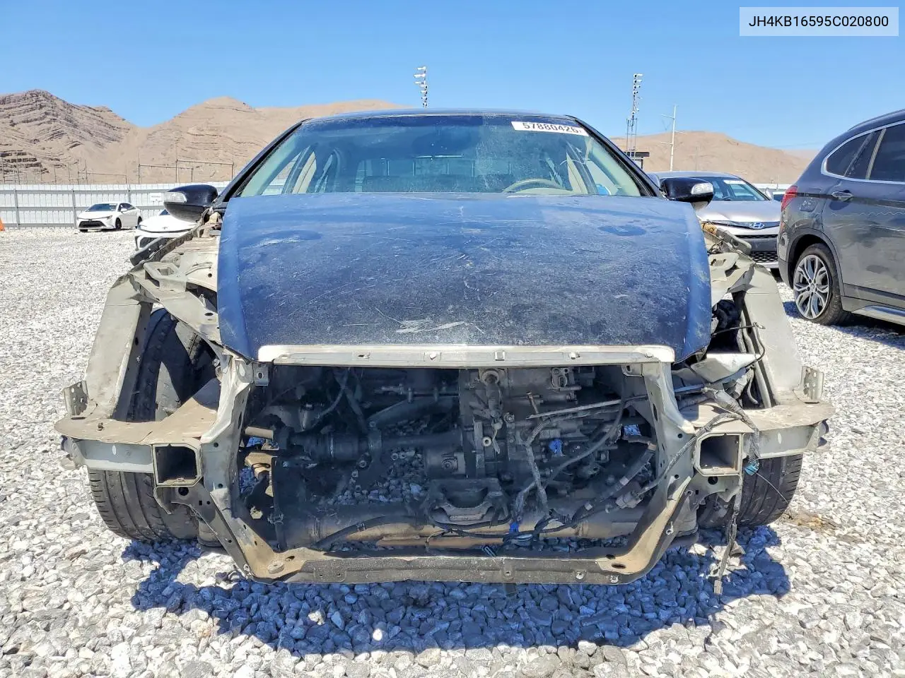 2005 Acur Rl VIN: JH4KB16595C020800 Lot: 60384136