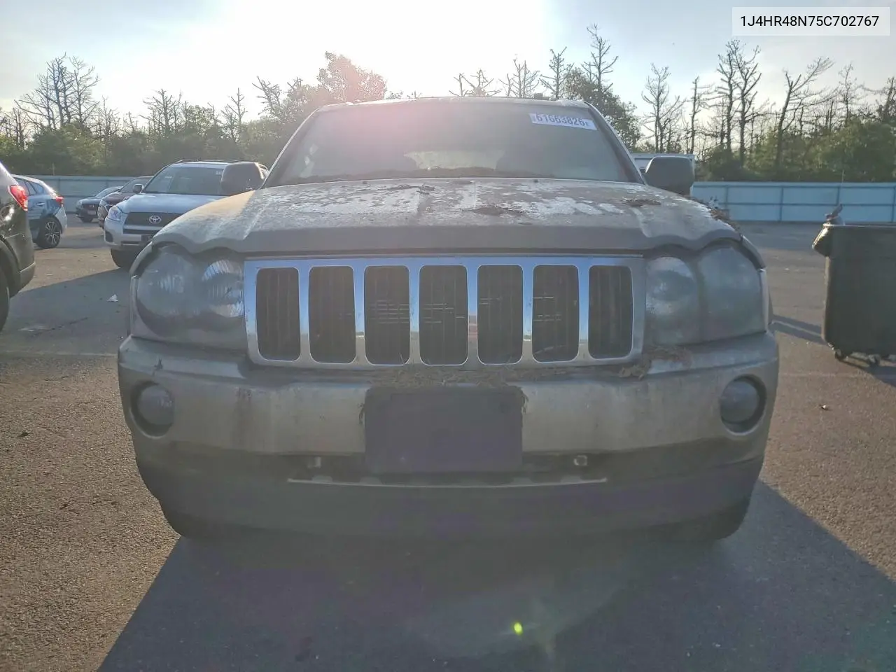 2005 Jeep Grand Cherokee Laredo VIN: 1J4HR48N75C702767 Lot: 61663826