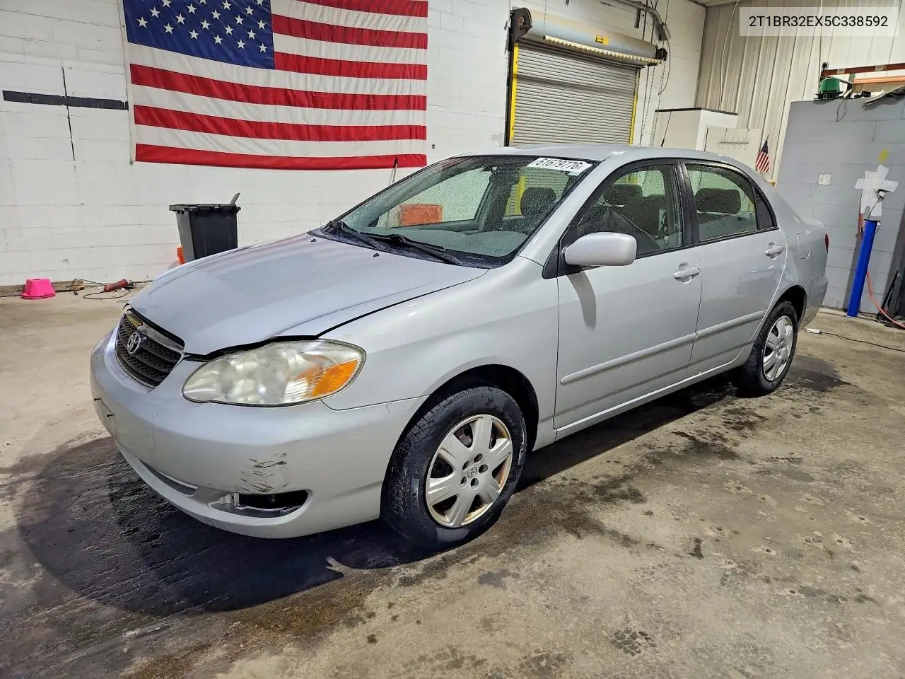2005 Toyt Corolla VIN: 2T1BR32EX5C338592 Lot: 61679776