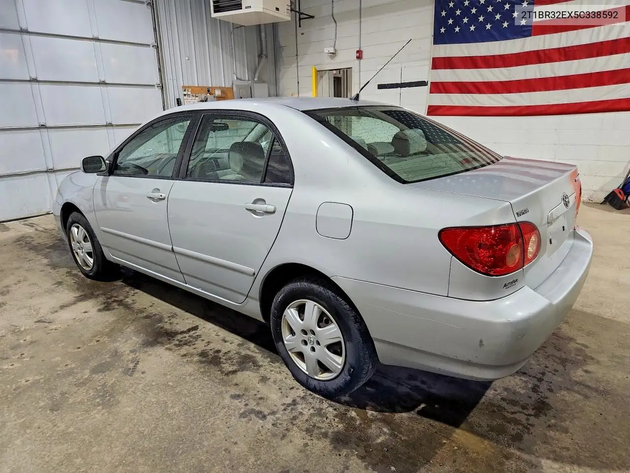 2005 Toyt Corolla VIN: 2T1BR32EX5C338592 Lot: 61679776