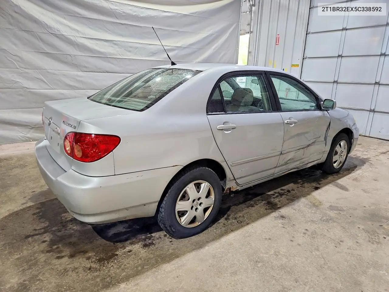 2005 Toyt Corolla VIN: 2T1BR32EX5C338592 Lot: 61679776