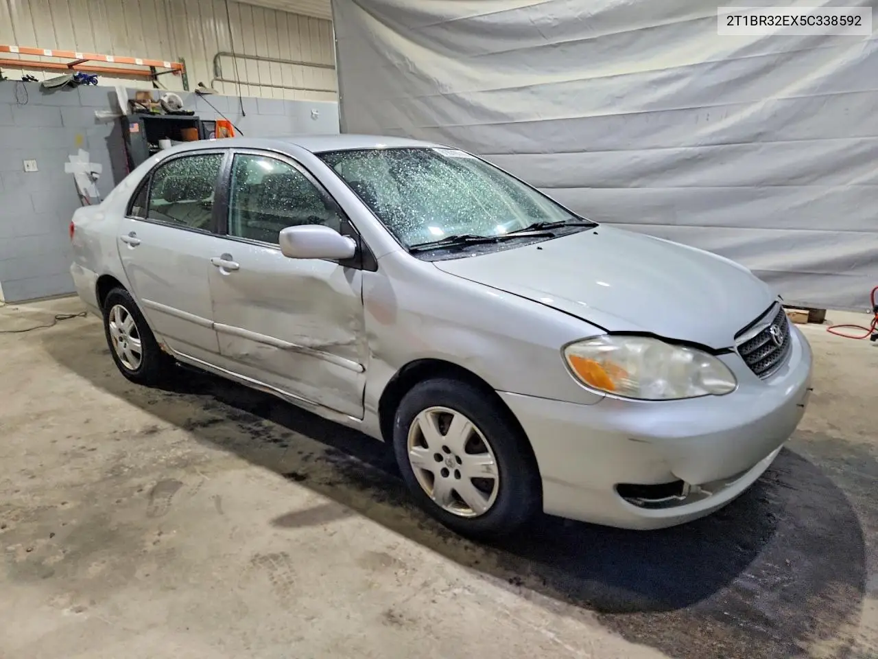 2005 Toyt Corolla VIN: 2T1BR32EX5C338592 Lot: 61679776