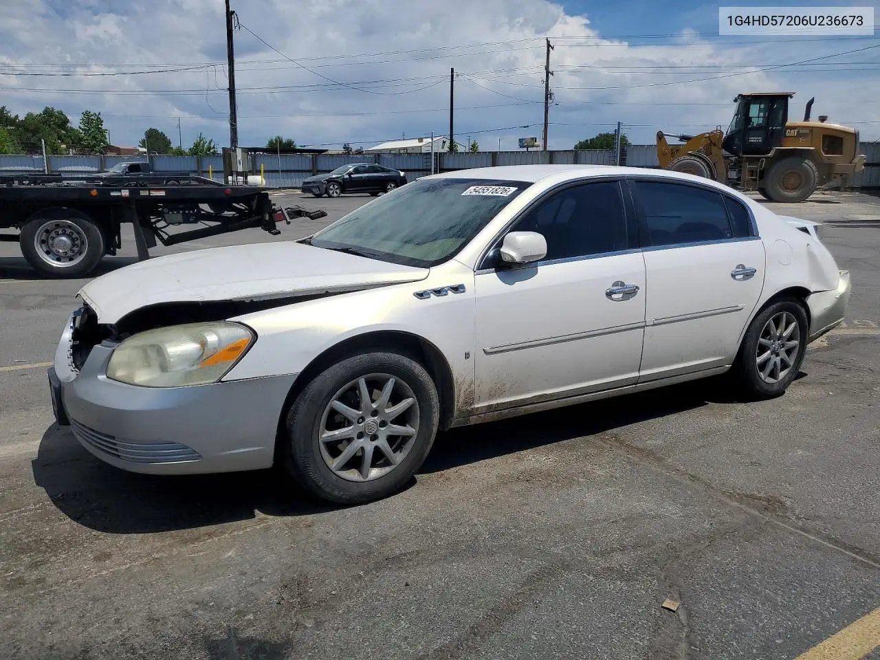 2006 Buick Lucerne VIN: 1G4HD57206U236673 Lot: 54551826